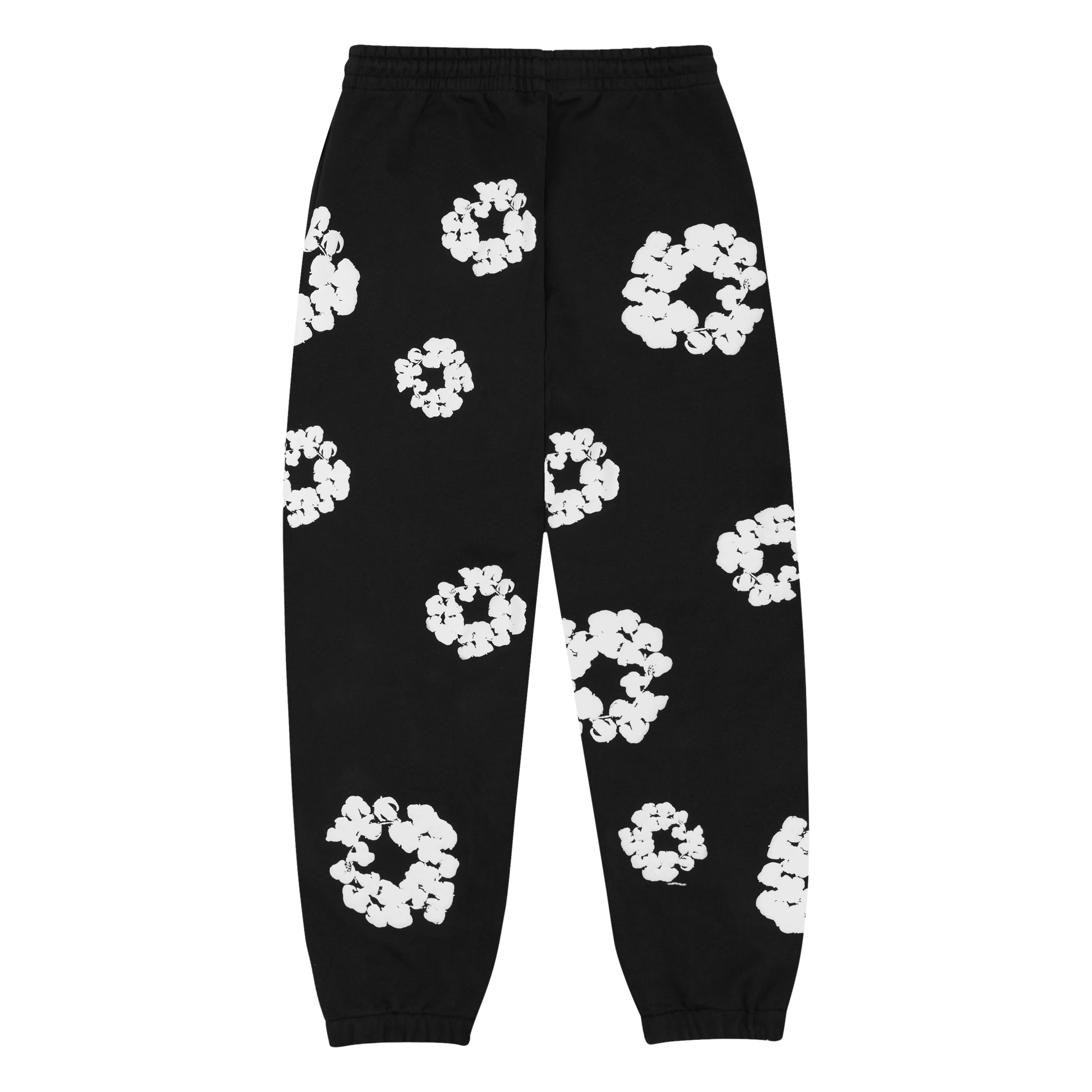 Denim Tears - The Cotton Wreath Sweatpant - (Black) - Image 2