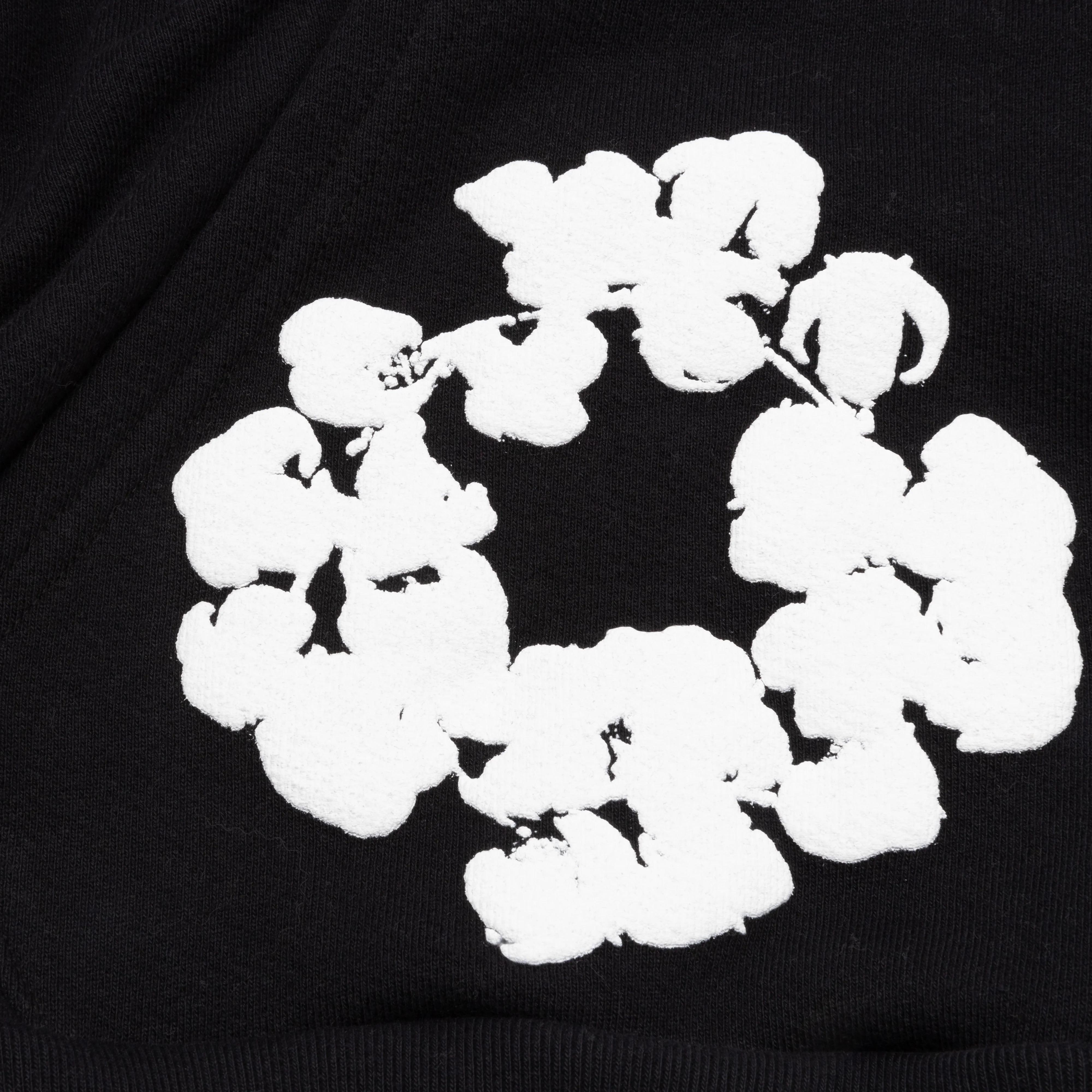 Denim Tears - Men's Cotton Wreath Sweatshirt - (Black) - Image 3