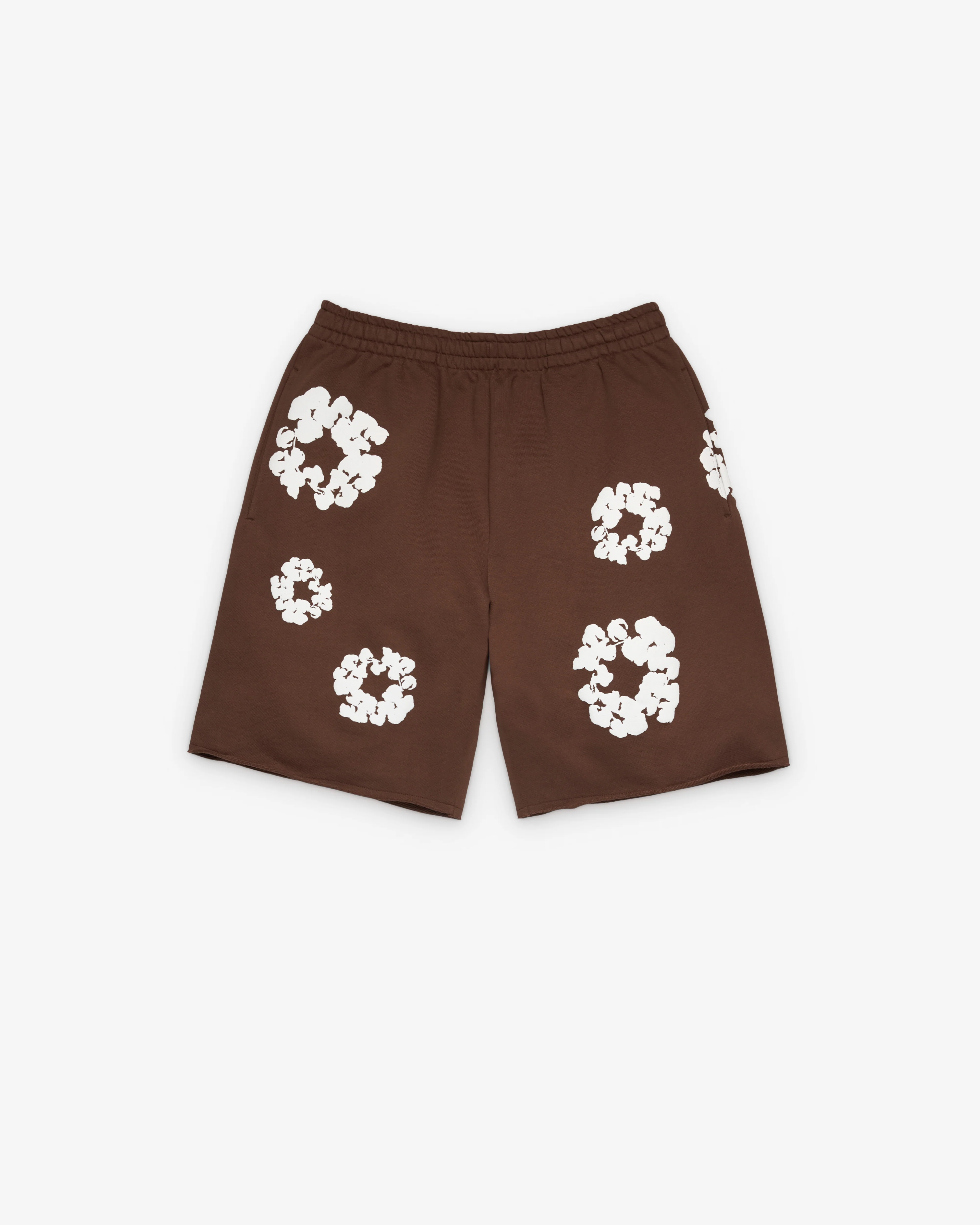 Denim Tears - Men's Cotton Wreath Sweatshort - (Brown) - Image 2