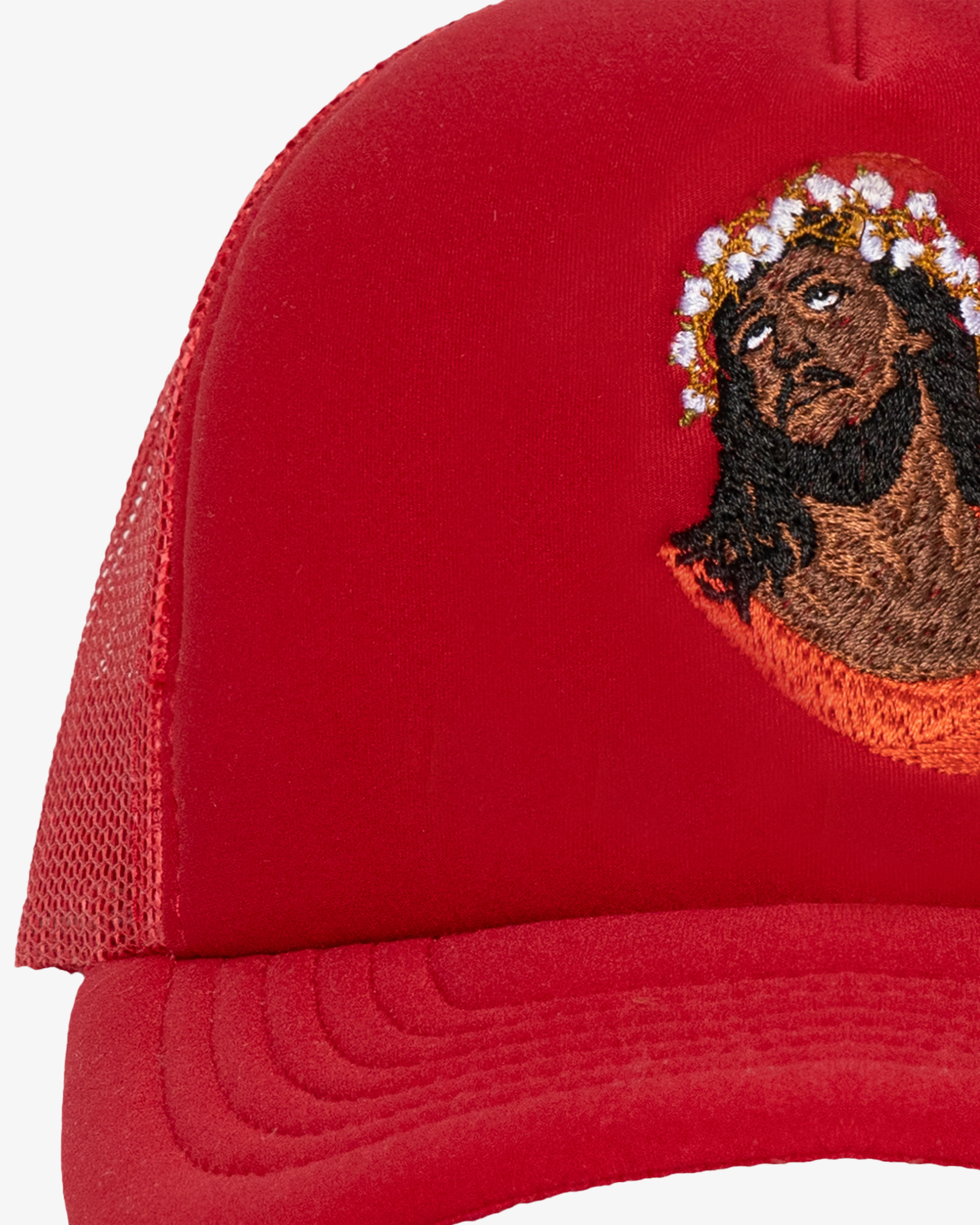 Denim Tears  - Crown Made of Cotton Hat - (Red) - Image 3