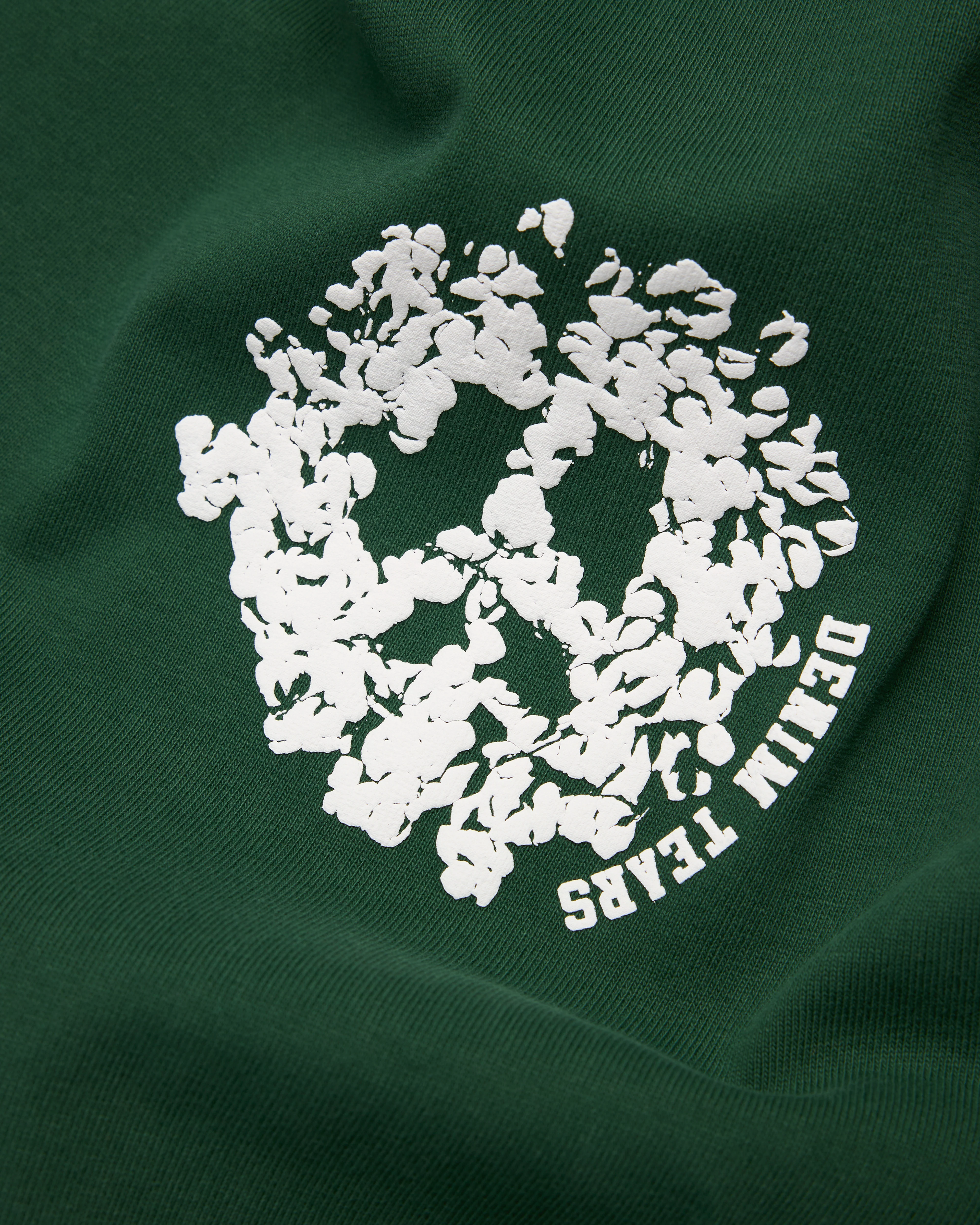 Denim Tears - Men's Denim U Ringer Tee - (Green) - Image 3