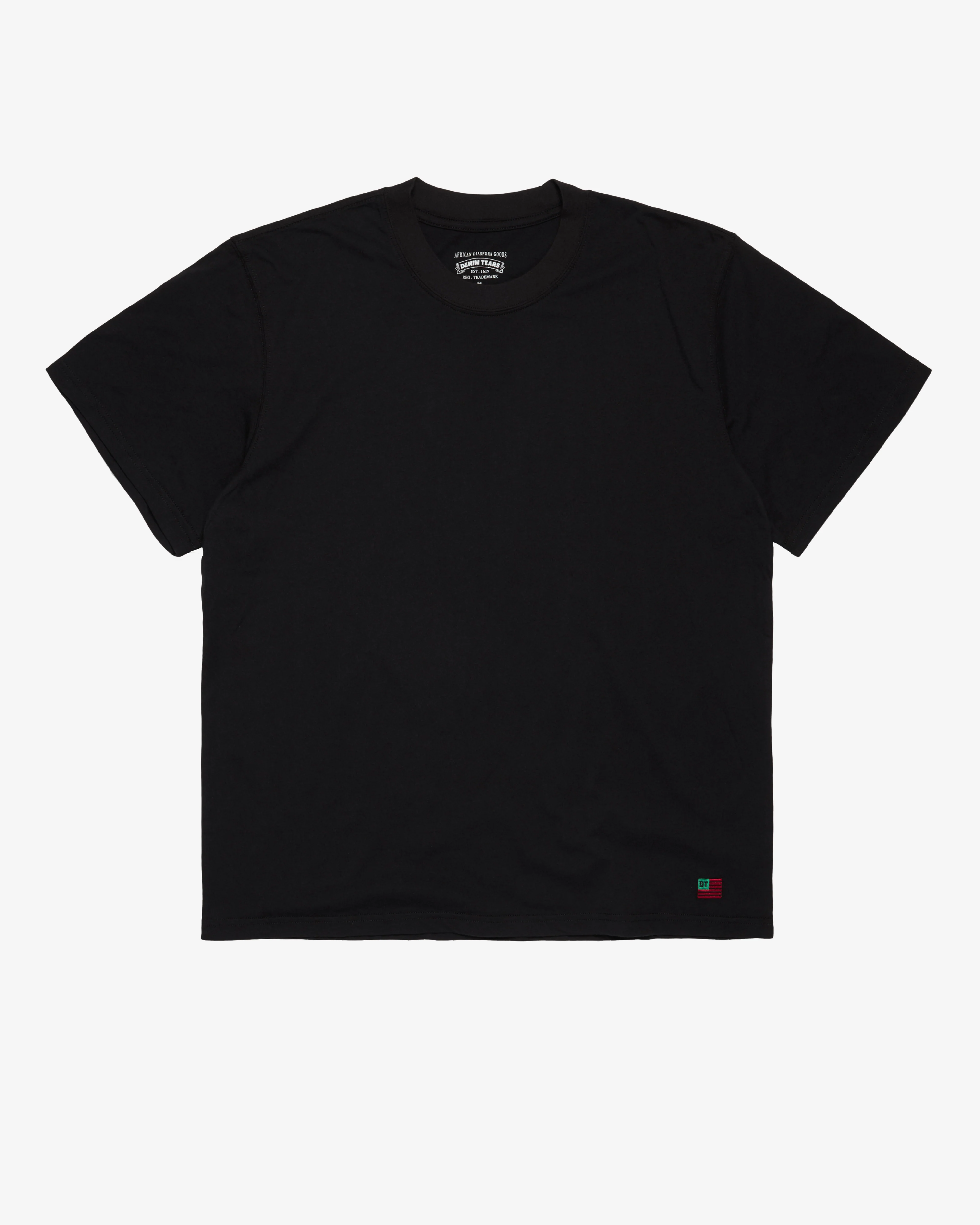 Denim Tears - Men's Short Sleeve Flag Tee - (Black)