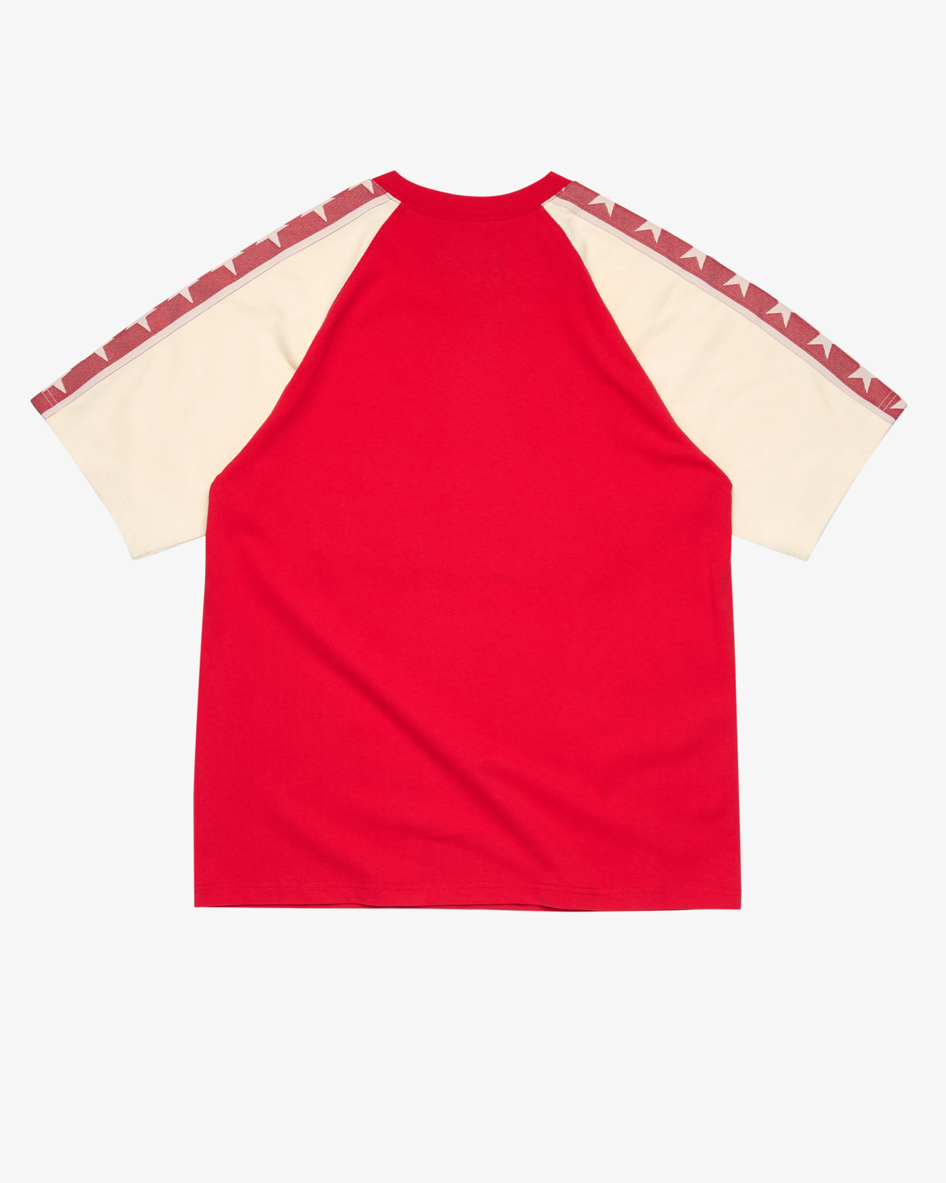 Denim Tears - Men's Jacquard City Short Sleeve T-Shirt - (Red) - Image 2