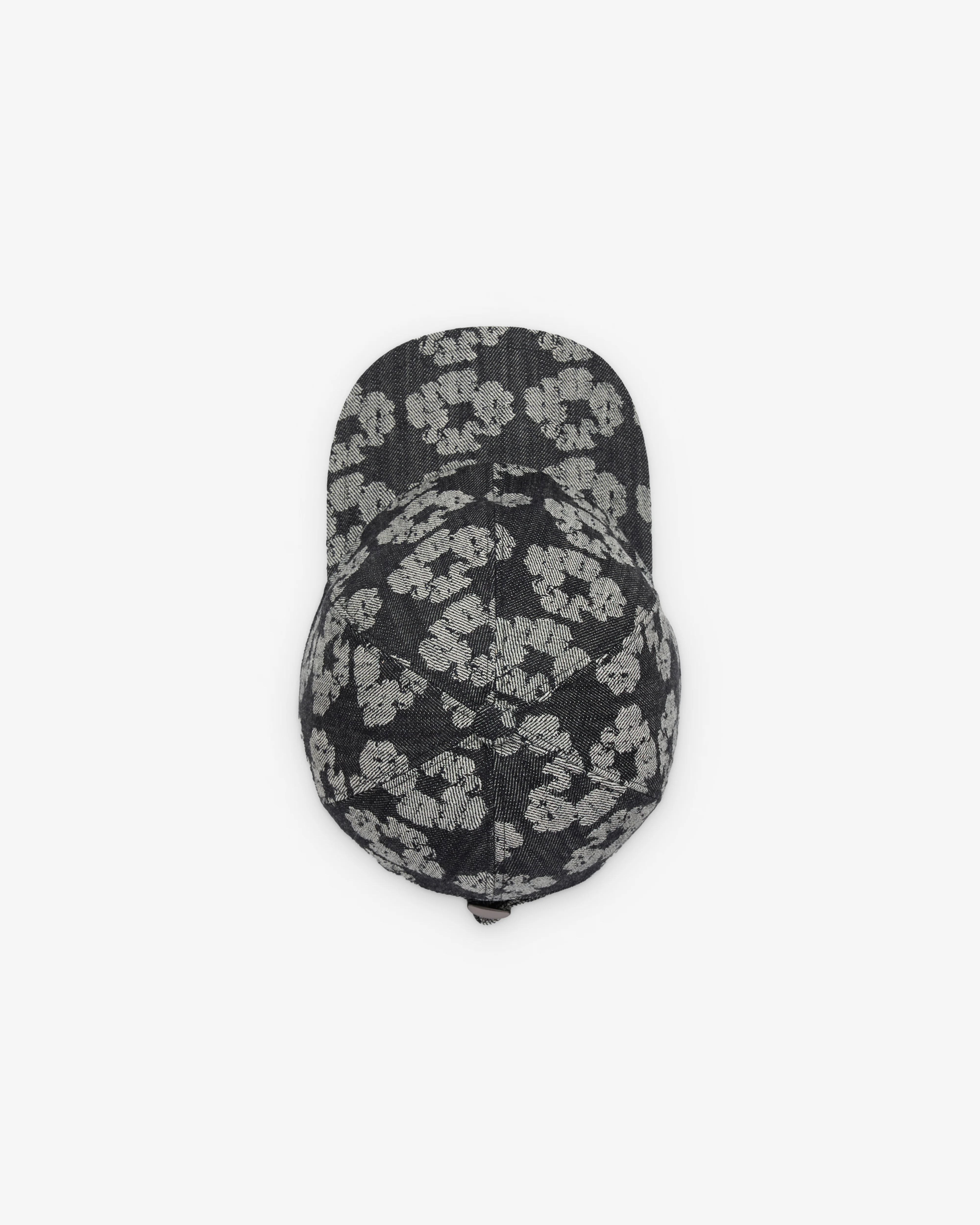 Denim Tears - Men's Jacquard Wreath Denim Cap - (Washed Black) - Image 2