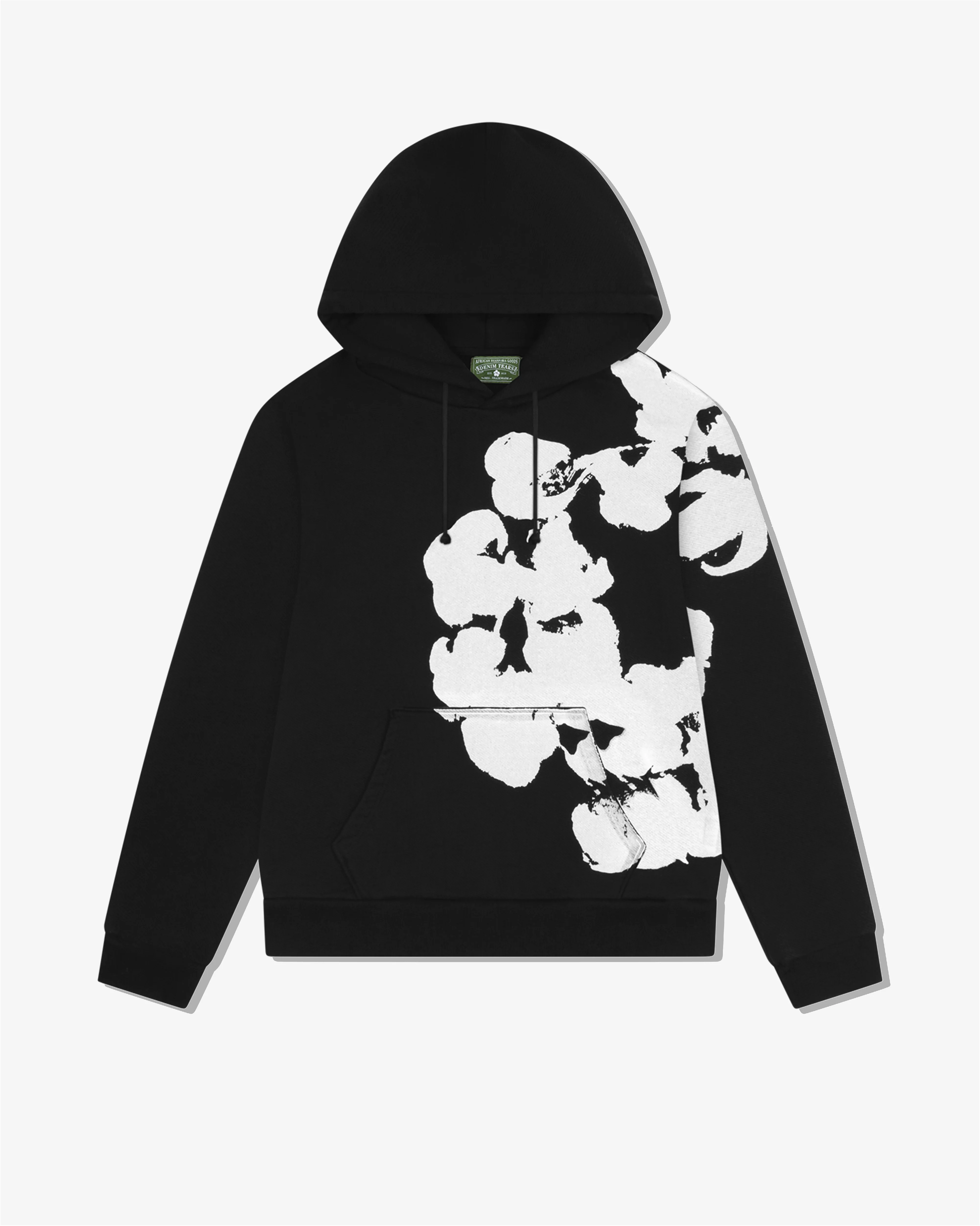 Denim Tears - Men's Big Cotton Wreath Hoodie - (Black)