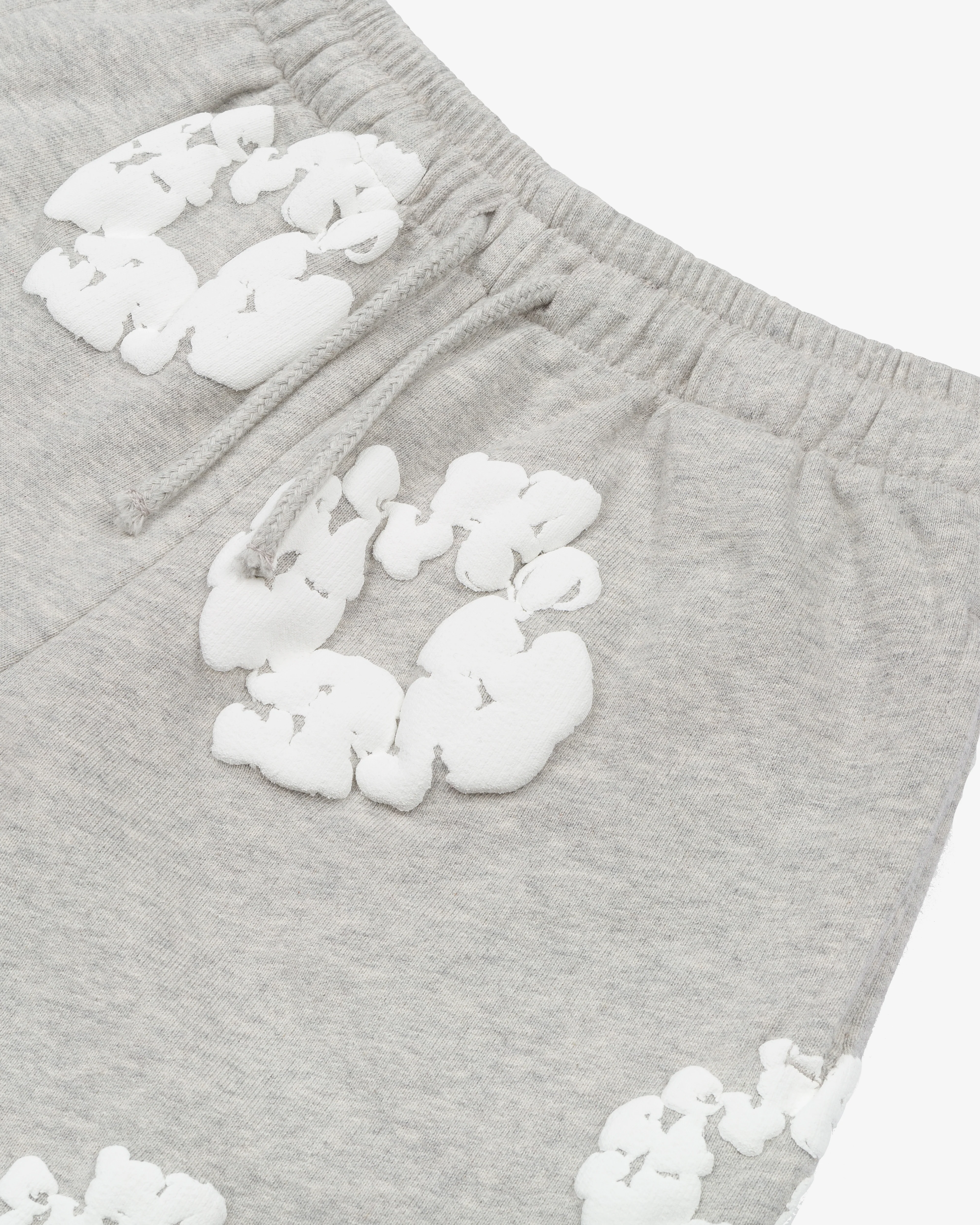 Denim Tears - Kids Cotton Wreath Sweatpants - (Grey) - Image 3