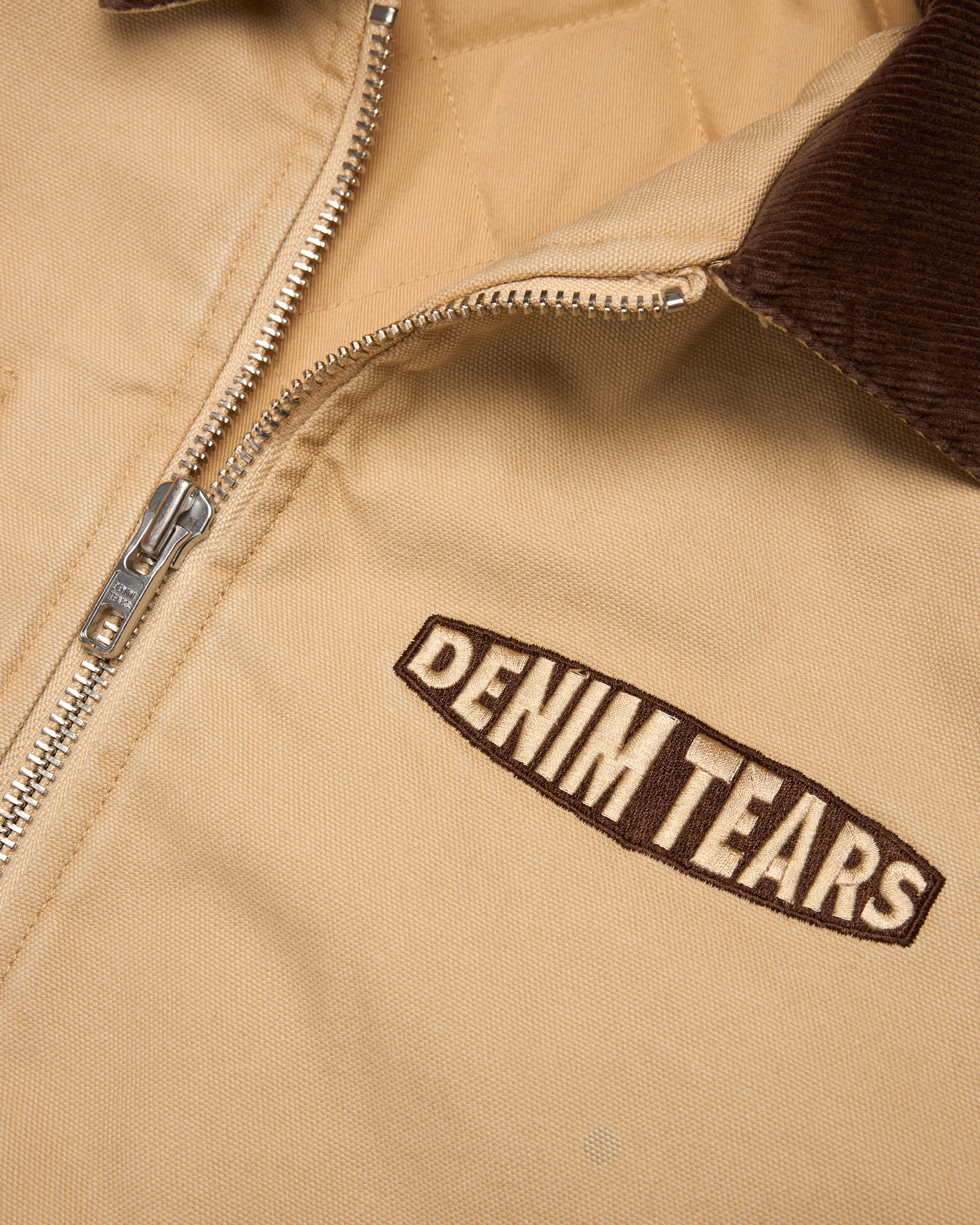Denim Tears - Men's Liberty Star Workwear Jacket - (Khaki) - Image 3