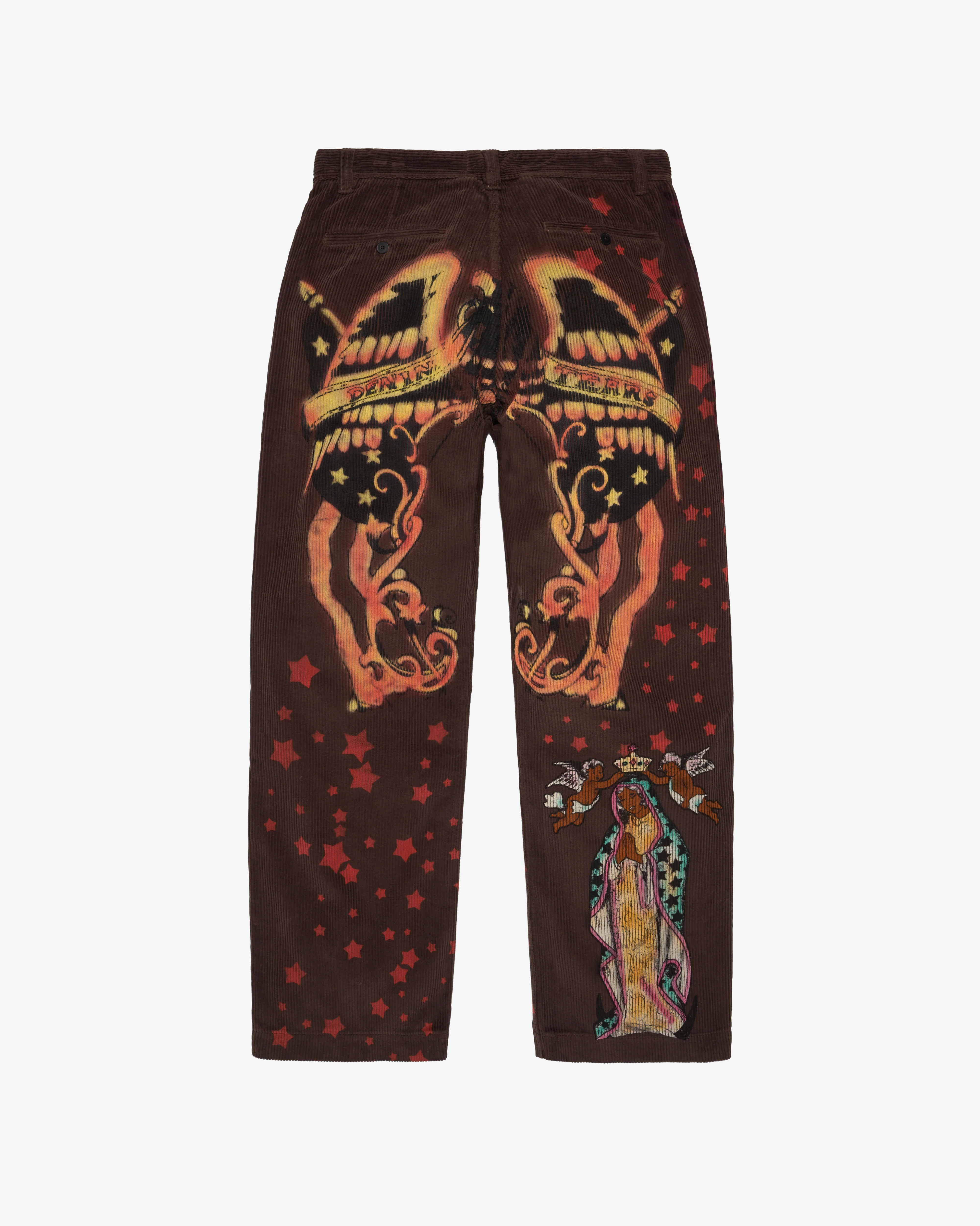 Denim Tears - Men's Peace Corduroy Pant - (Brown) - Image 2