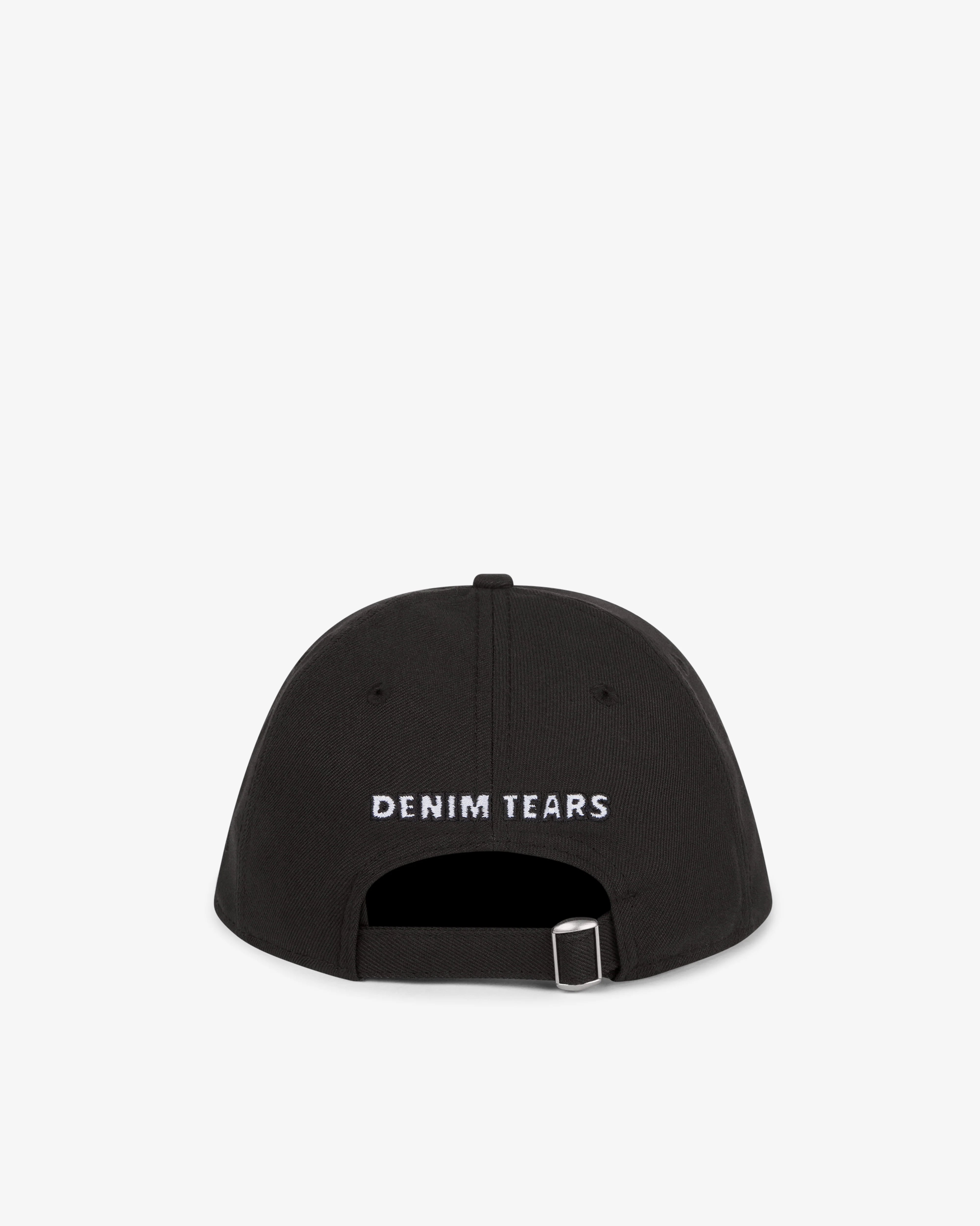 Denim Tears - Men's Peace Wreath Snapback Cap - (Black) - Image 2