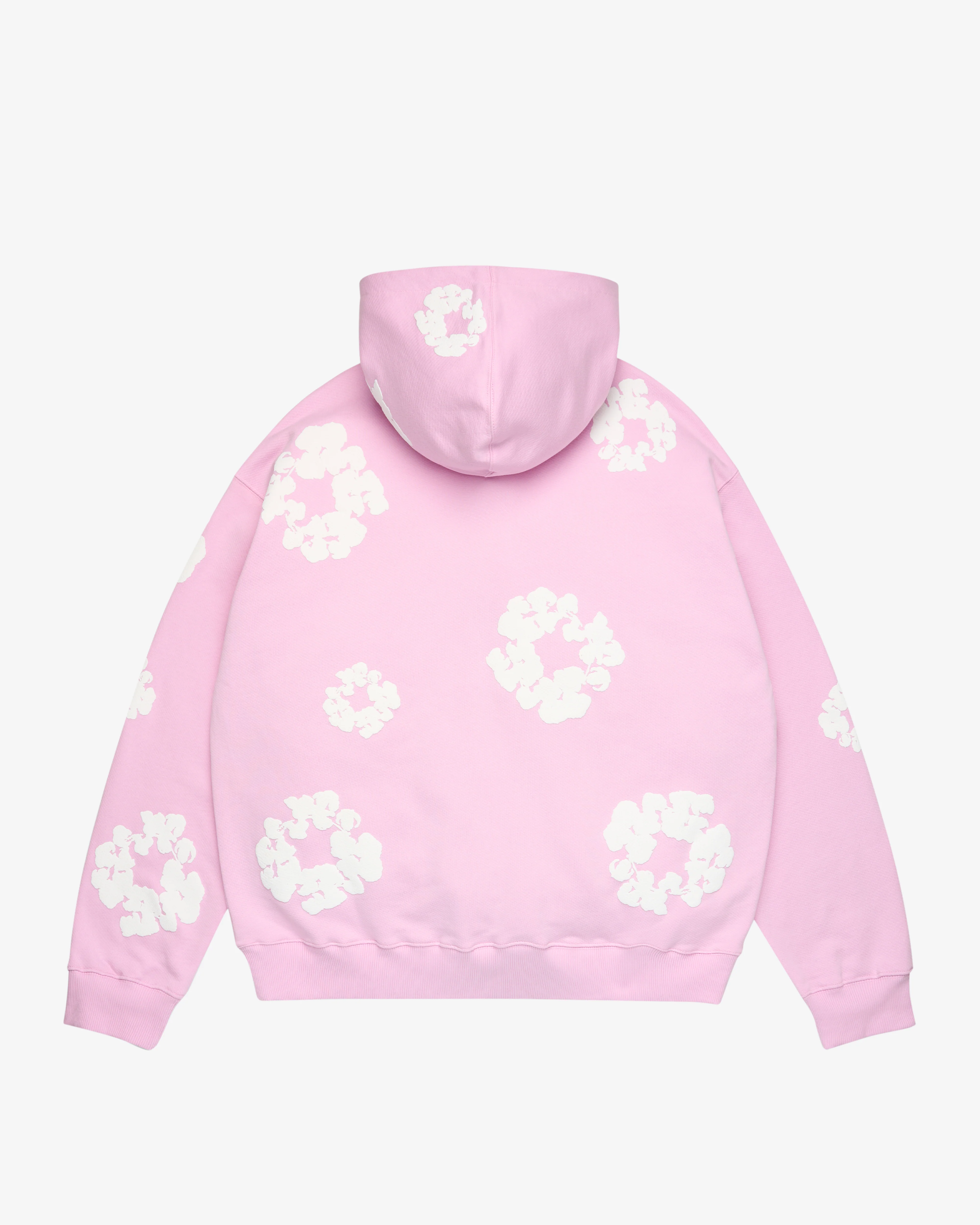 Denim Tears - Men's Powder Cotton Wreath Hoodie - (Pink) - Image 2