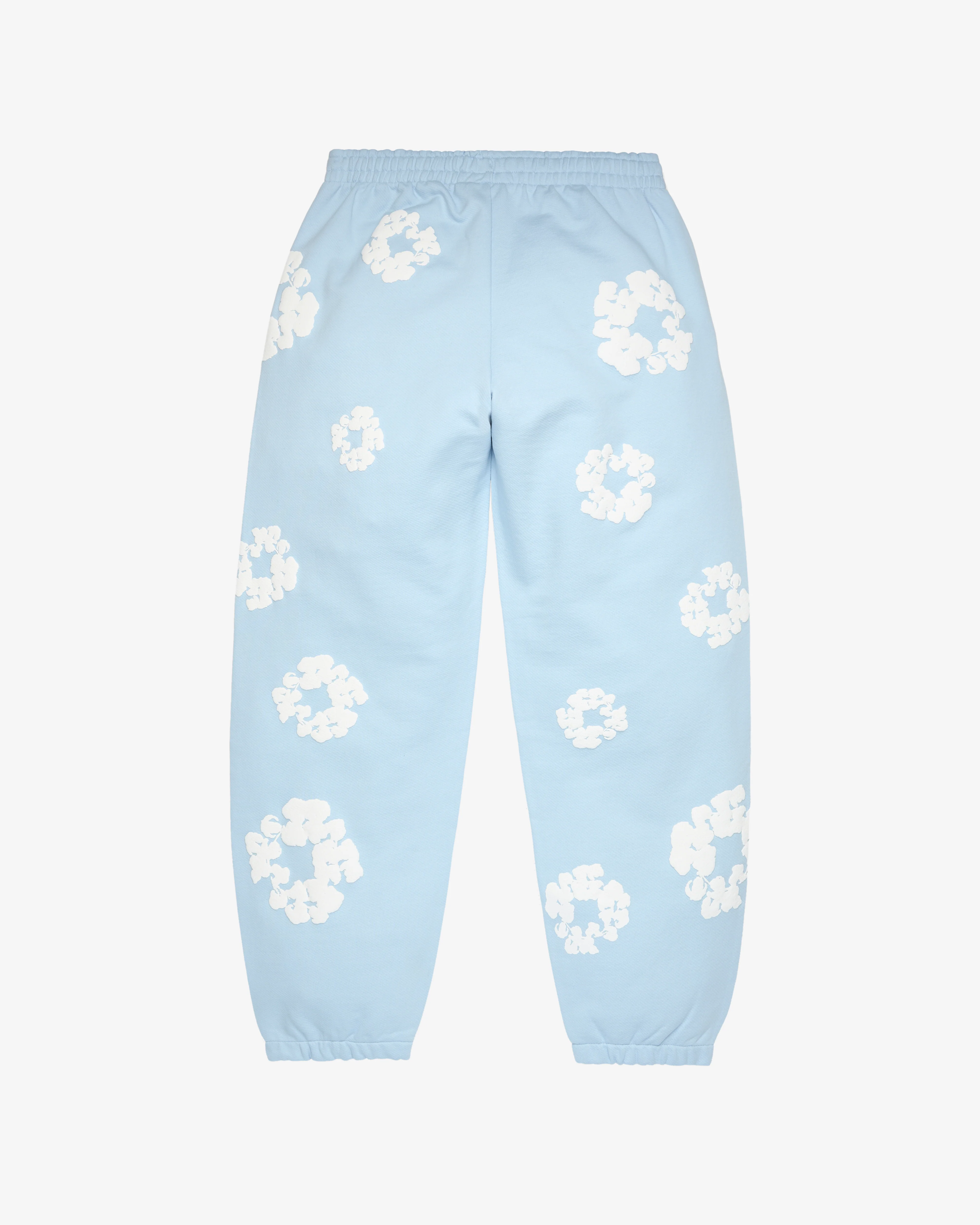 Denim Tears - Men's Powder Cotton Wreath Sweatpants - (Blue) - Image 2