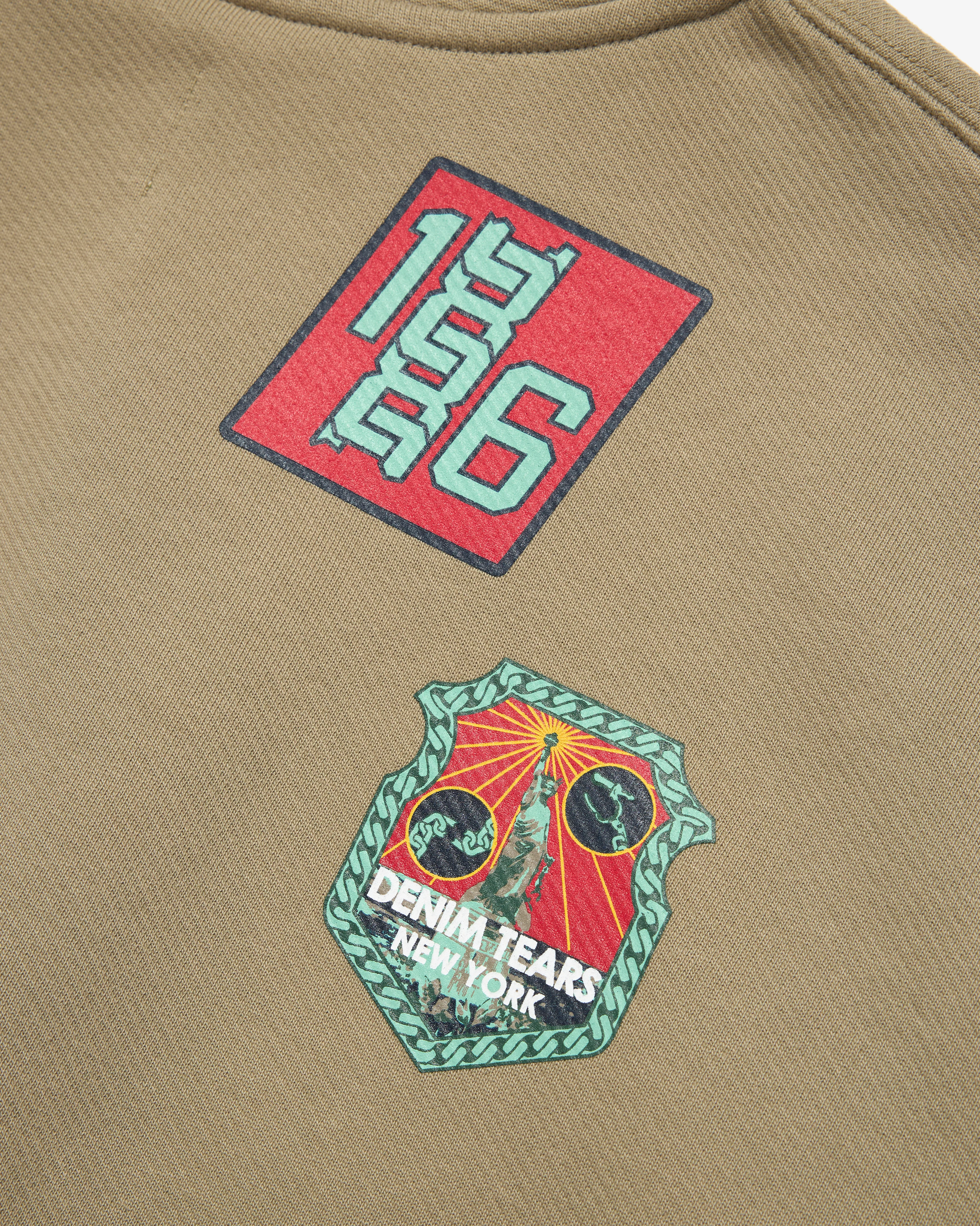 Denim Tears - Men's Ranger Patches Hoodie - (Military Green) - Image 3