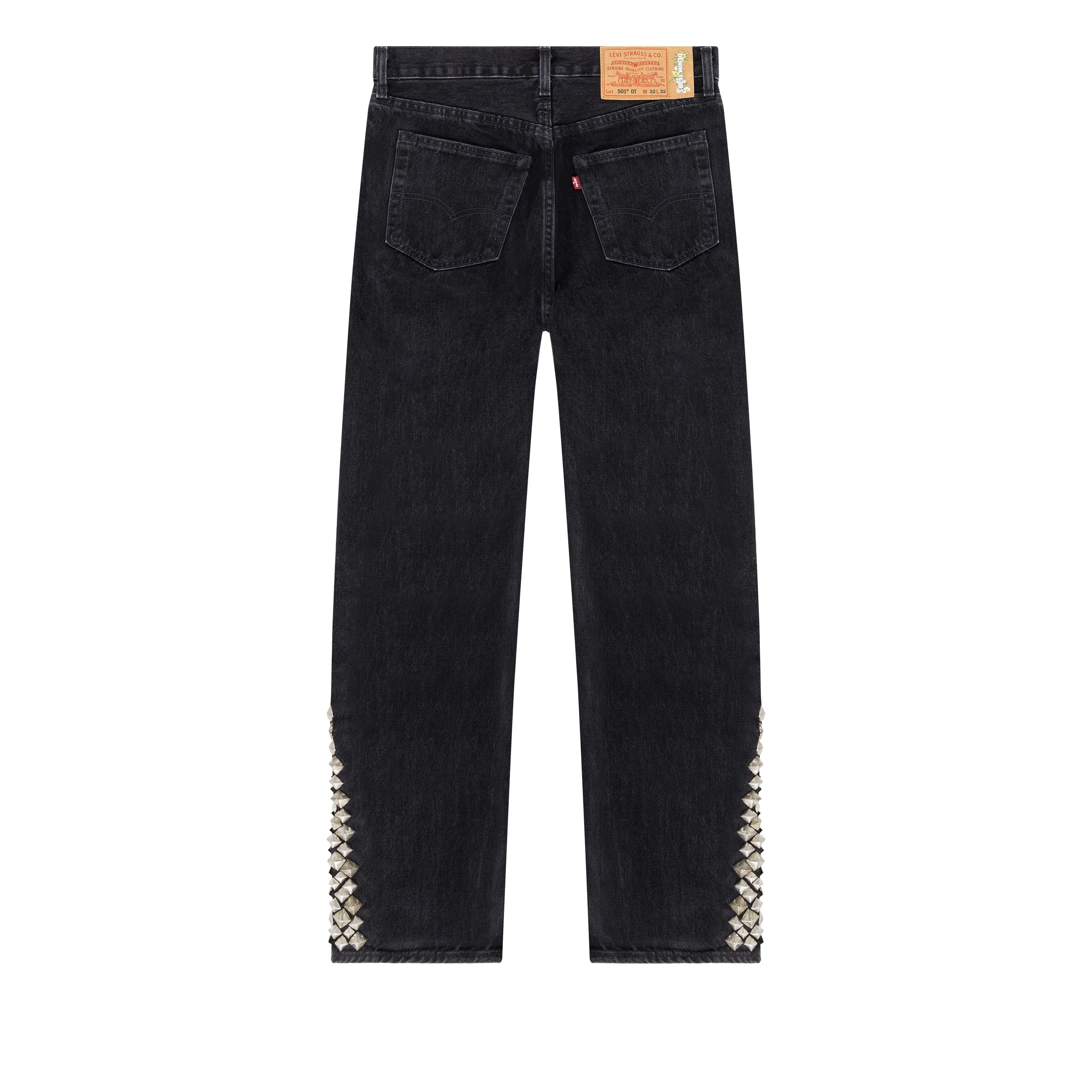 Denim Tears - Men's Studded 501 - (Black) - Image 2