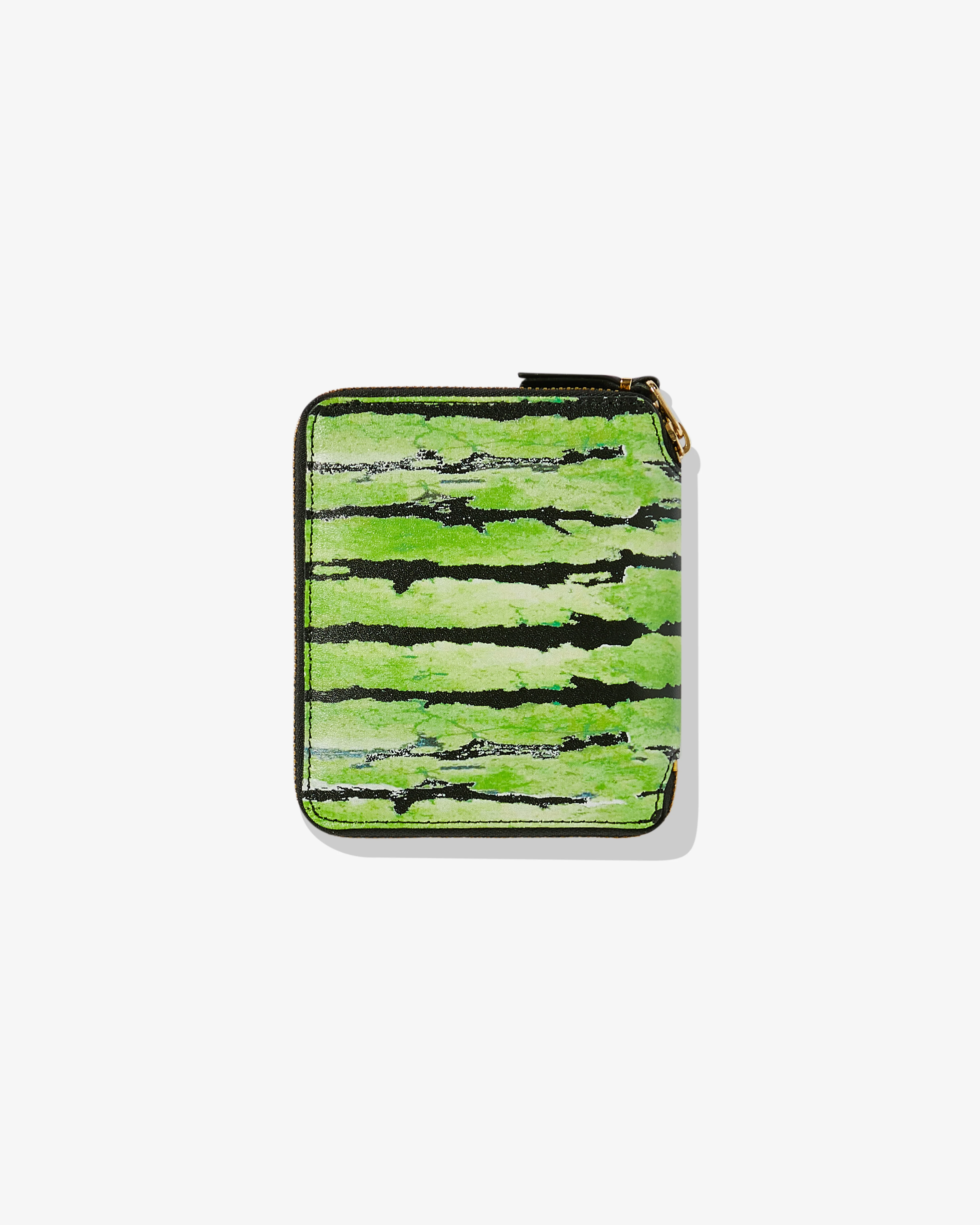 CDG Wallet - Denim Tears Watermelon Full Zip Around Wallet - (Green) SA2100 - Image 2