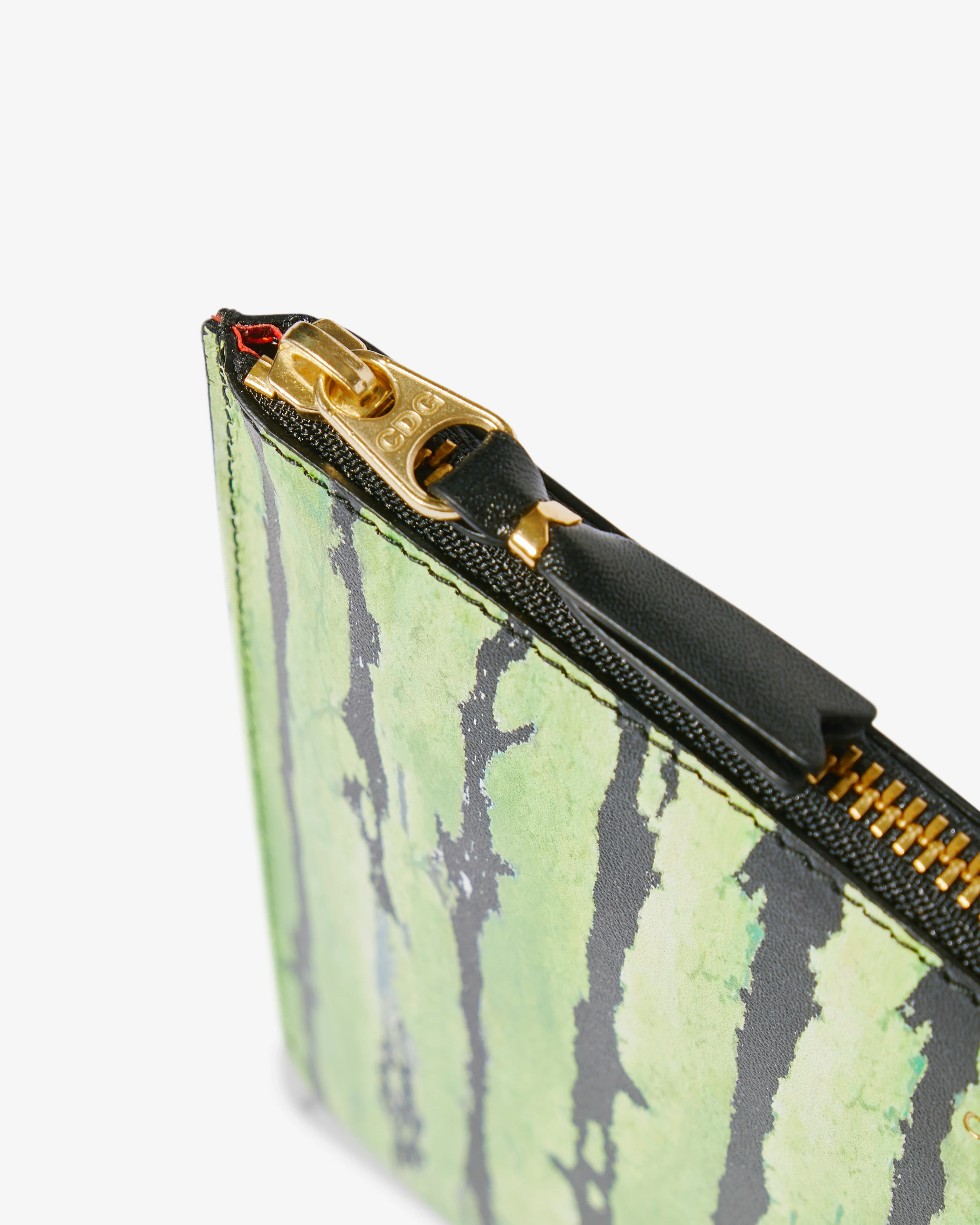 CDG Wallet - Denim Tears Watermelon Zip Around Wallet - (Green) SA3100 - Image 3