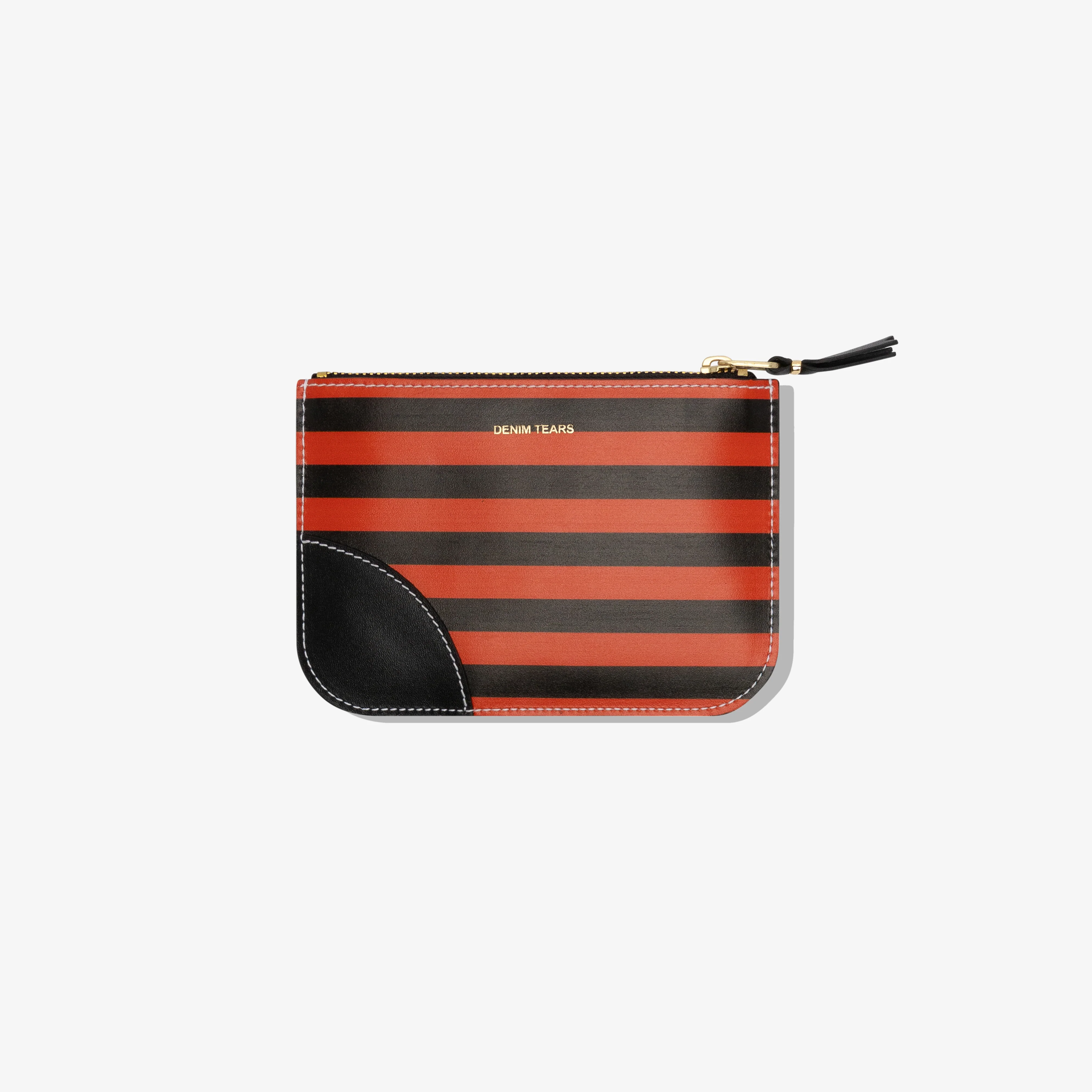 CDG Wallet - Denim Tears Pan Flag Zip Pouch - (Multi) SA8100 - Image 2