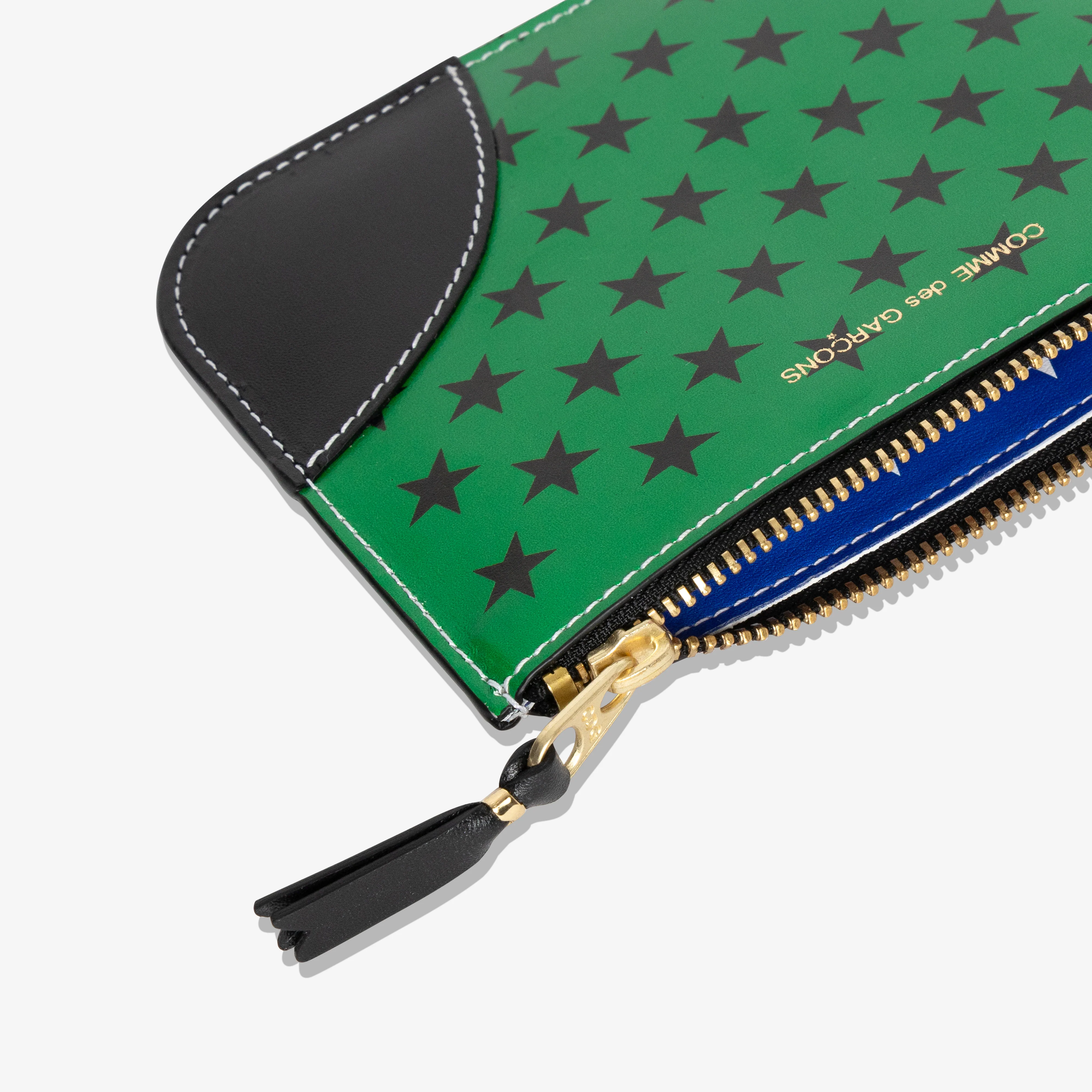 CDG Wallet - Denim Tears Pan Flag Zip Pouch - (Multi) SA8100 - Image 3
