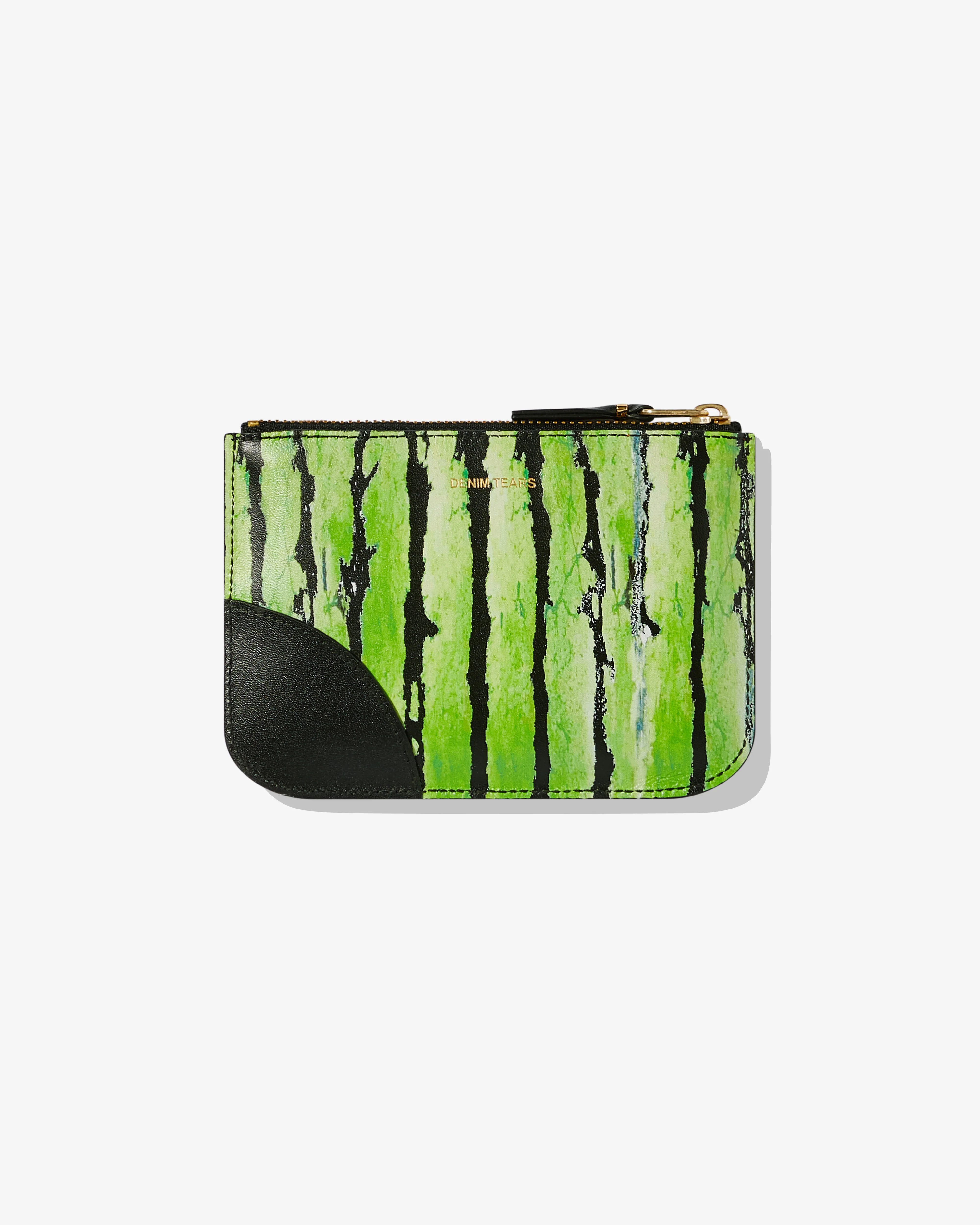 CDG Wallet - Denim Tears Watermelon Zip Pouch - (Green) SA8100 - Image 2