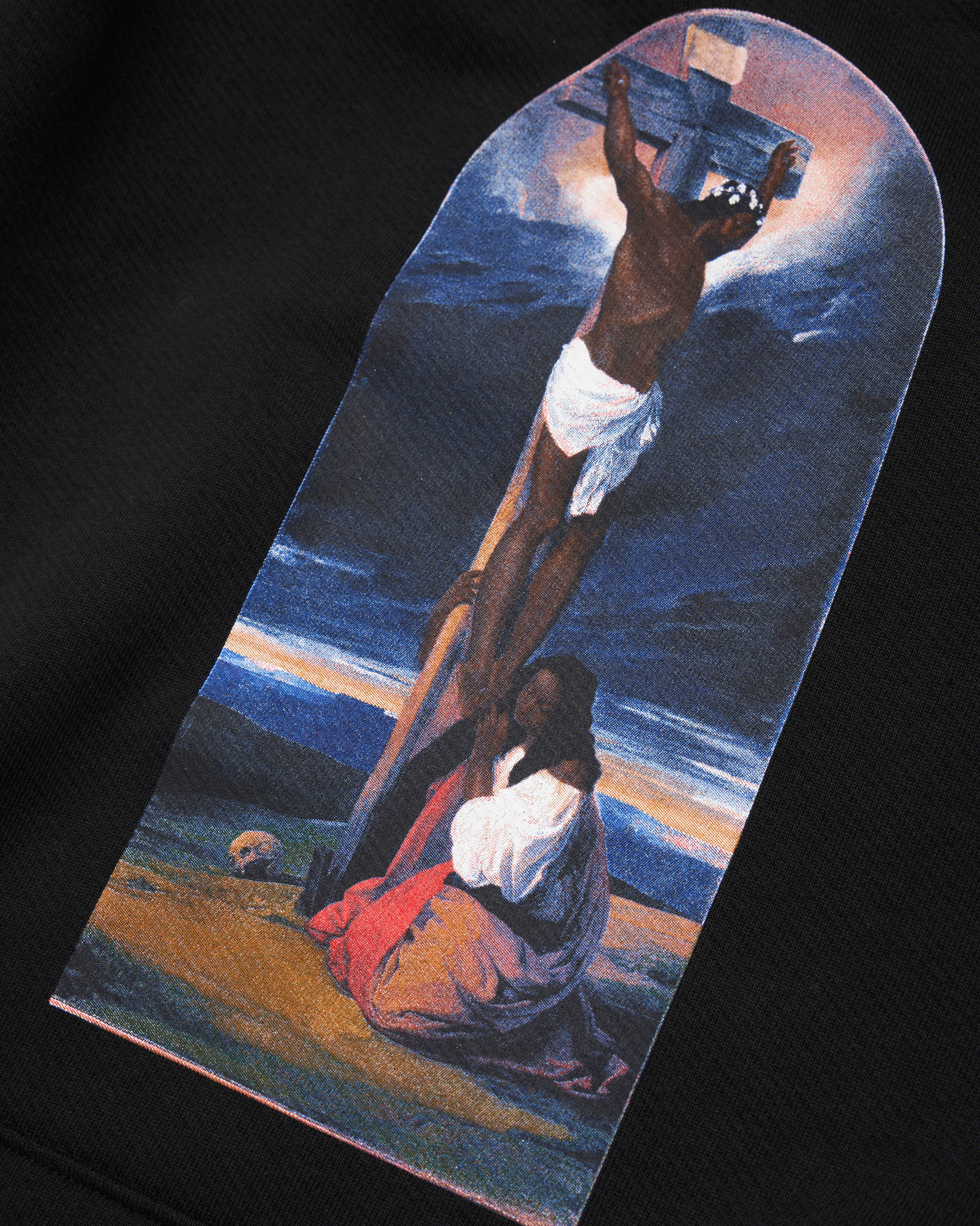 Denim Tears - Men's Biblical Hoodie - (Black) - Image 3