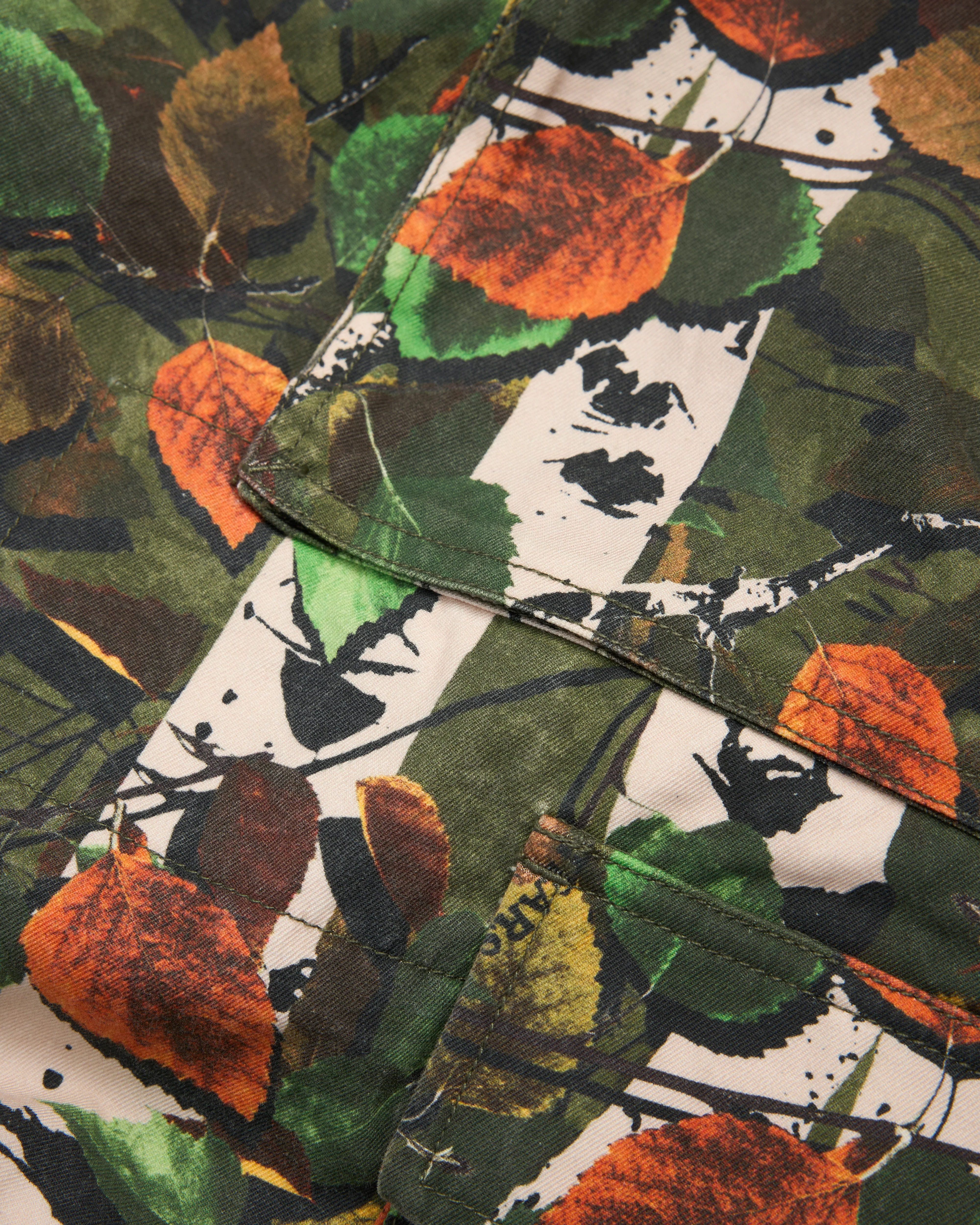 Denim Tears - Men's Seasonal Cargo Pant - (Green / Camo) - Image 3