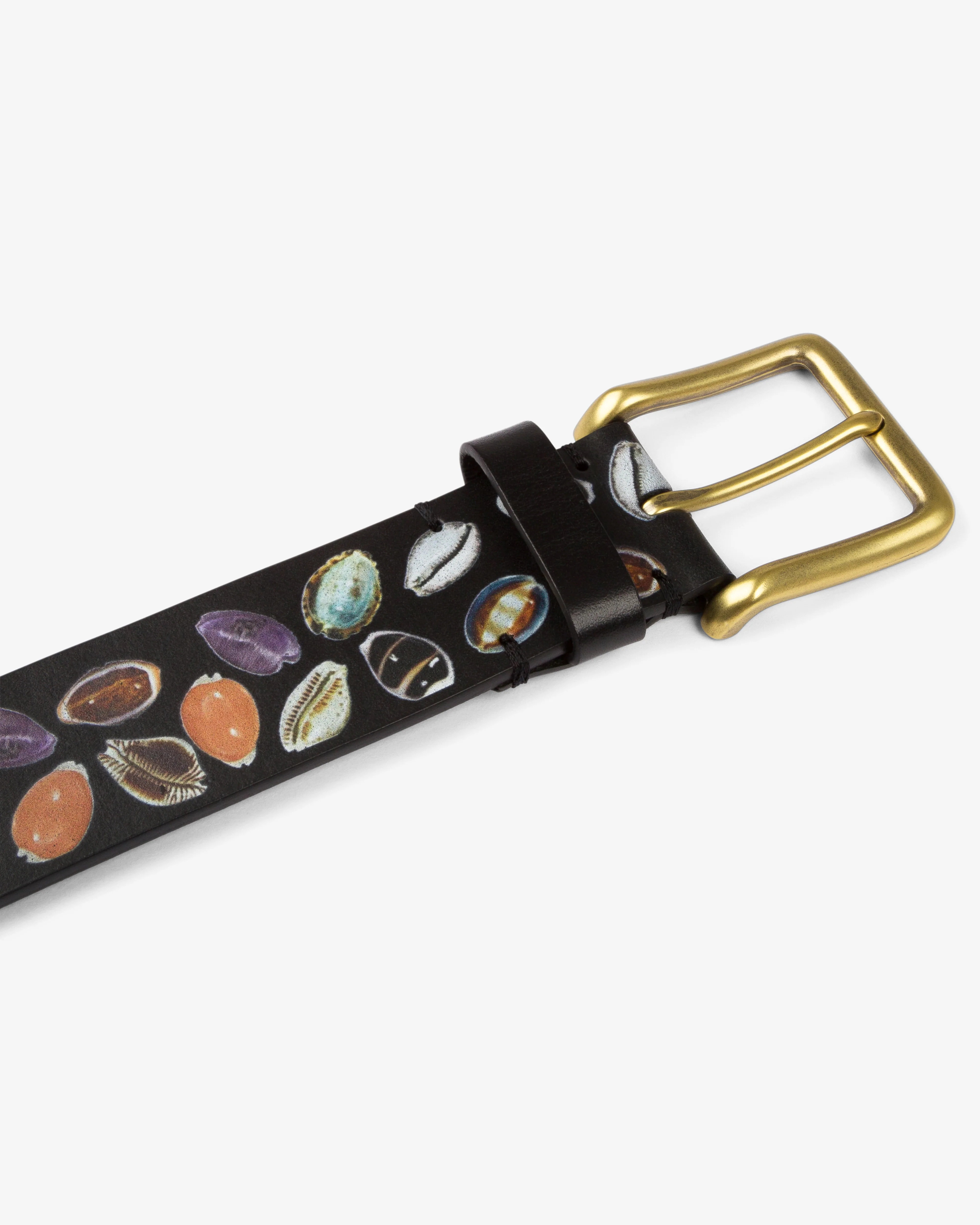 Denim Tears - Men's Shell Belt - (Black) - Image 3