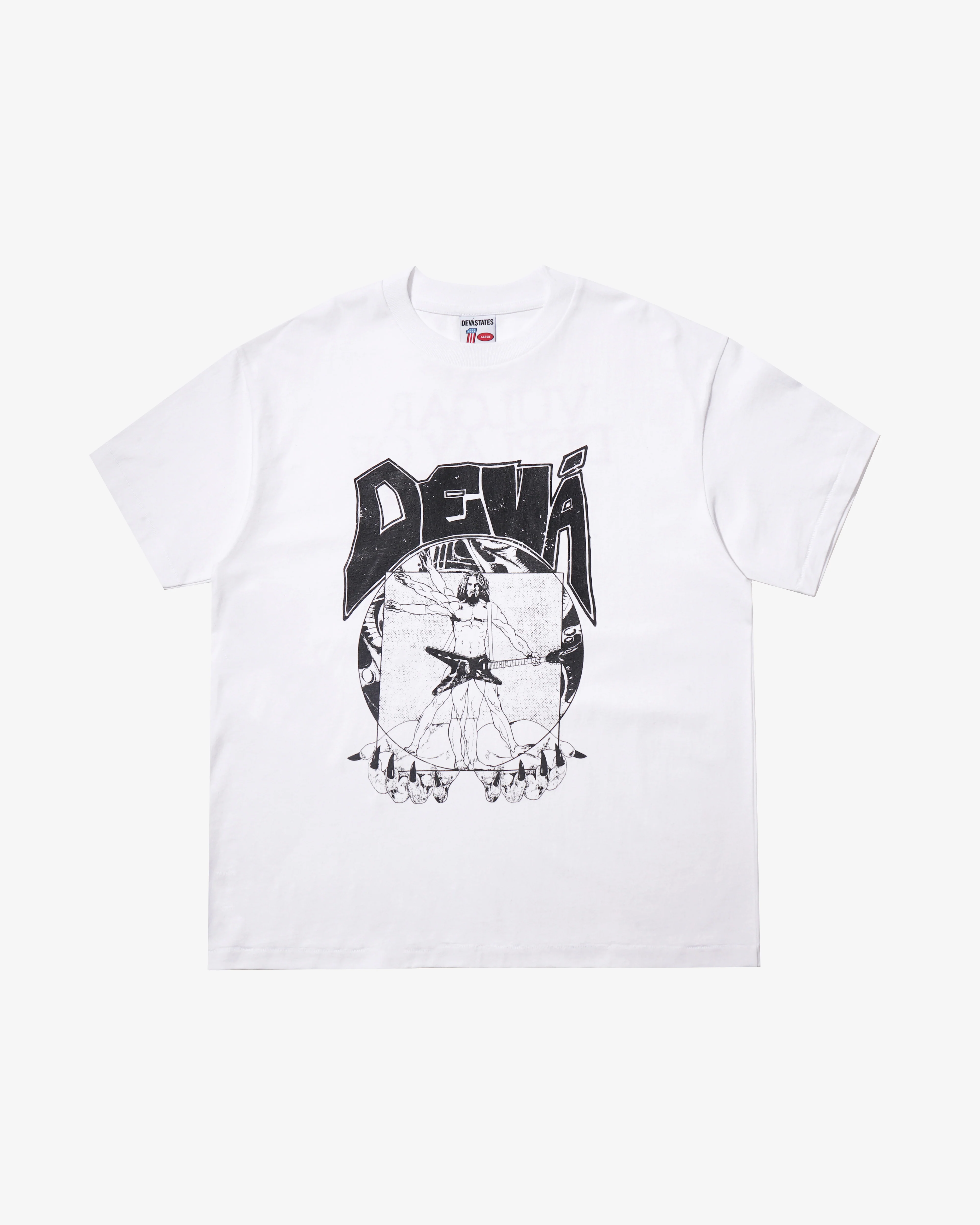 Deva States - Men's Dimebag GFX Retro T-Shirt - (White)
