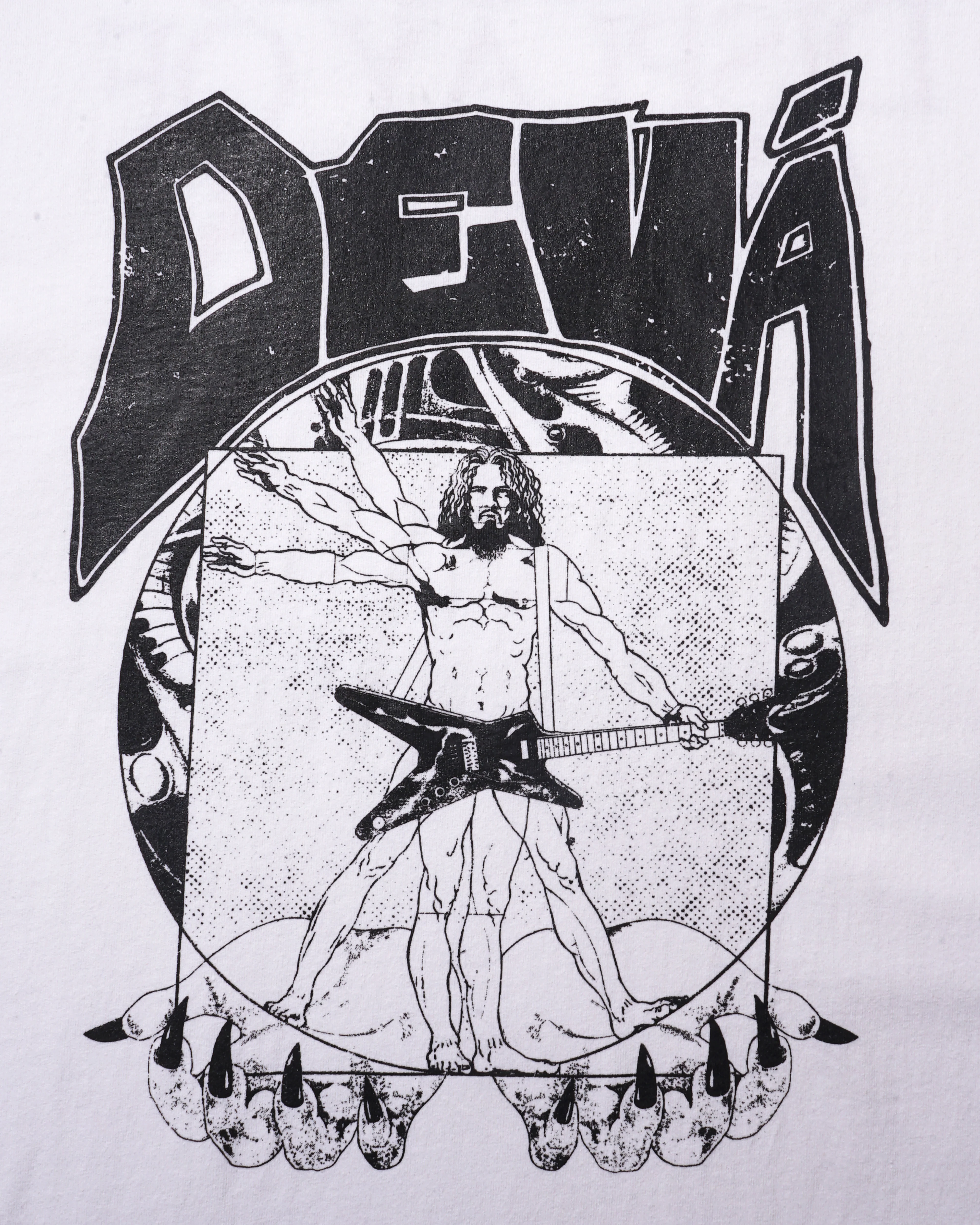Deva States - Men's Dimebag GFX Retro T-Shirt - (White) - Image 3