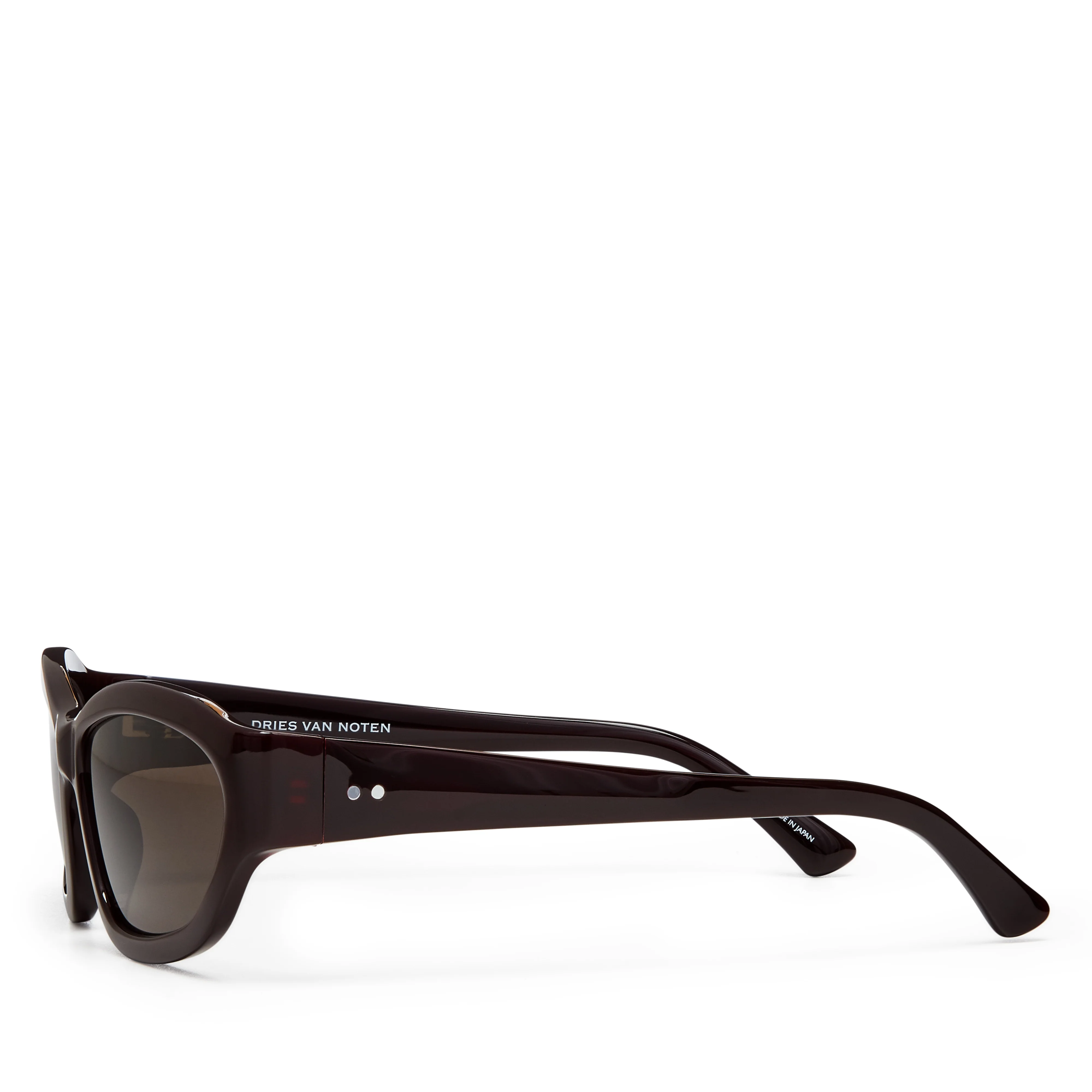 Dries Van Noten - Dark Brown Sunglasses - (Dark Brown) - Image 2