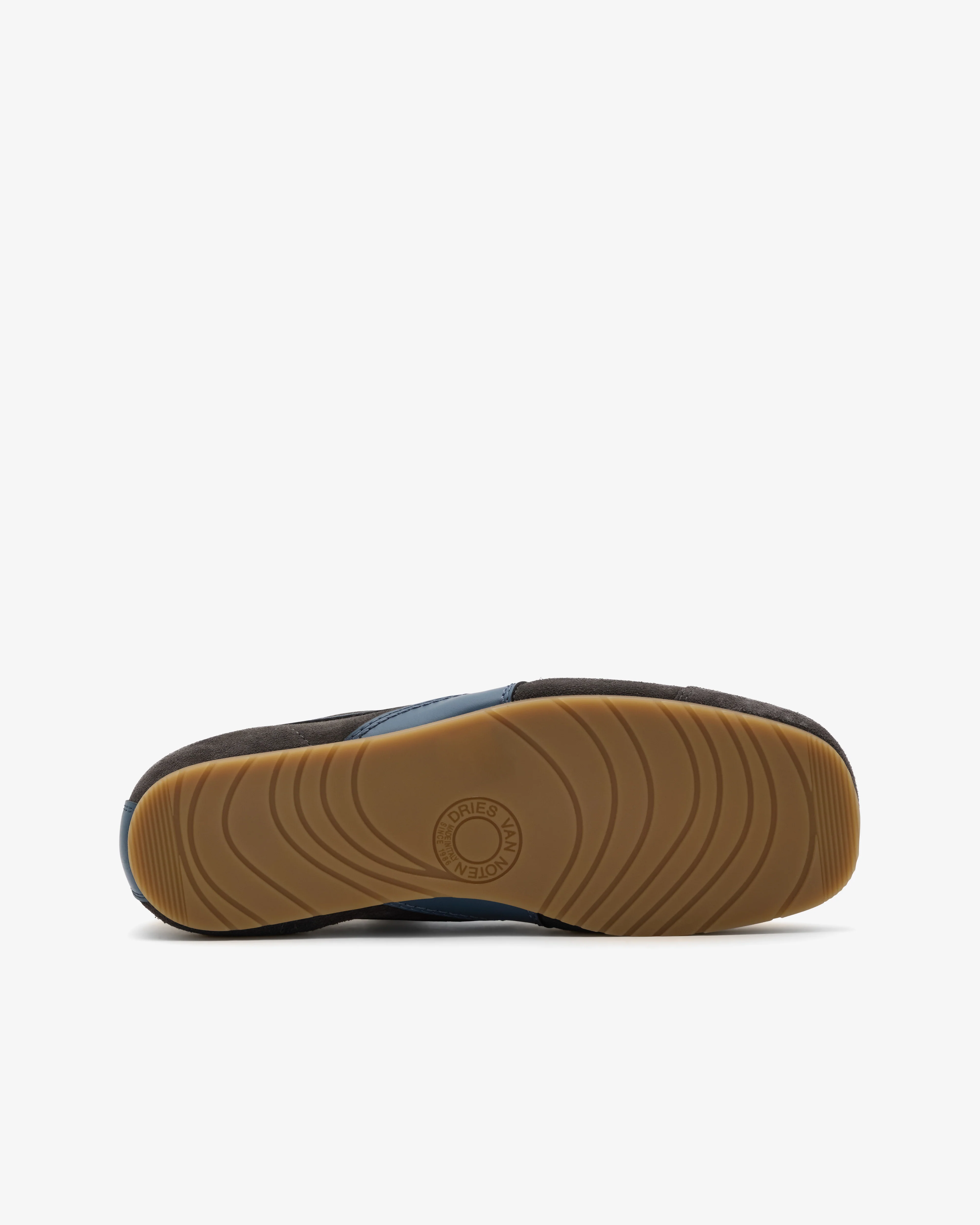Dries Van Noten - Men's Suede Sneakers - (Steel) - Image 5