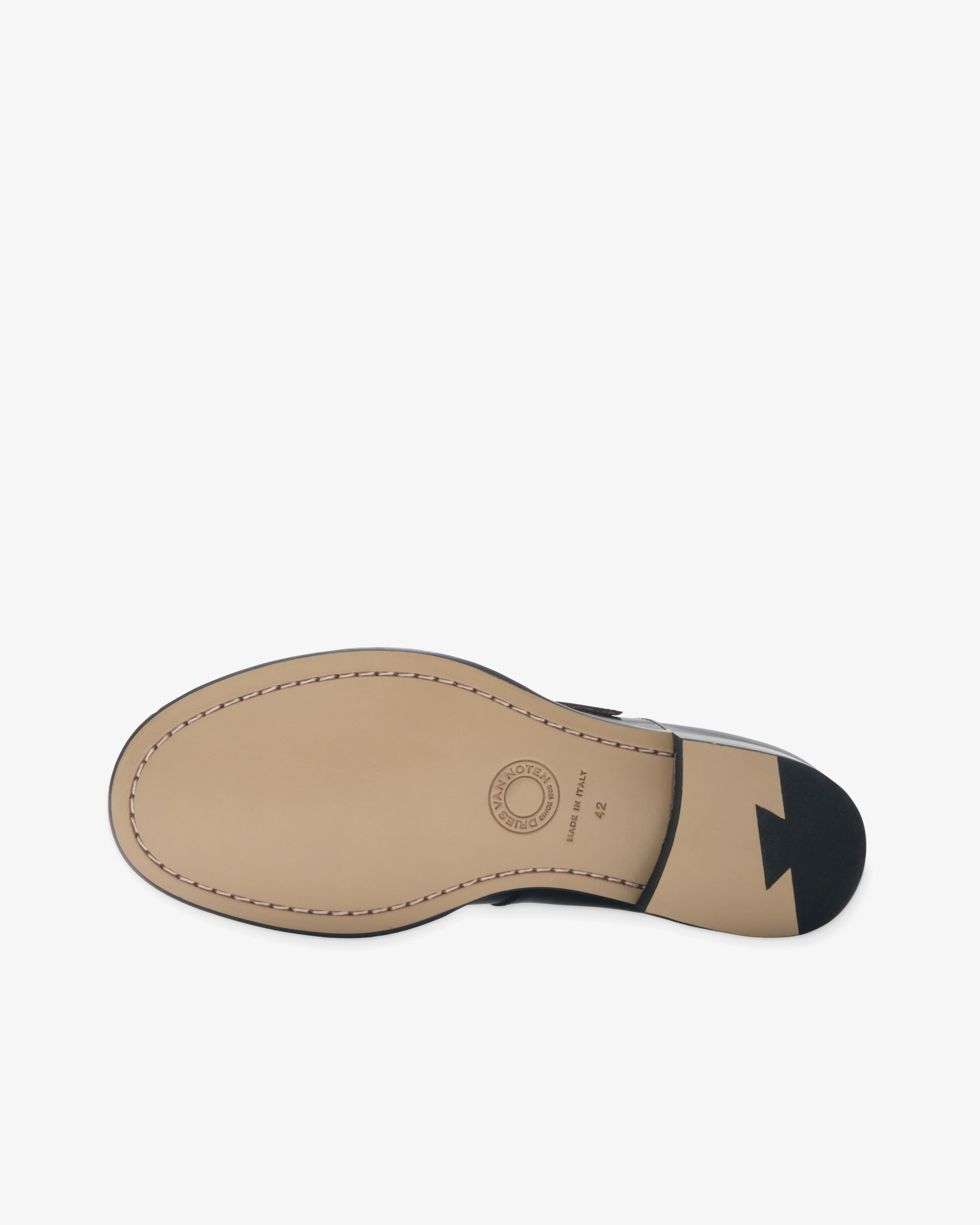 Dries Van Noten - Men's Buckle-Detail Shoes - (Black) - Image 4