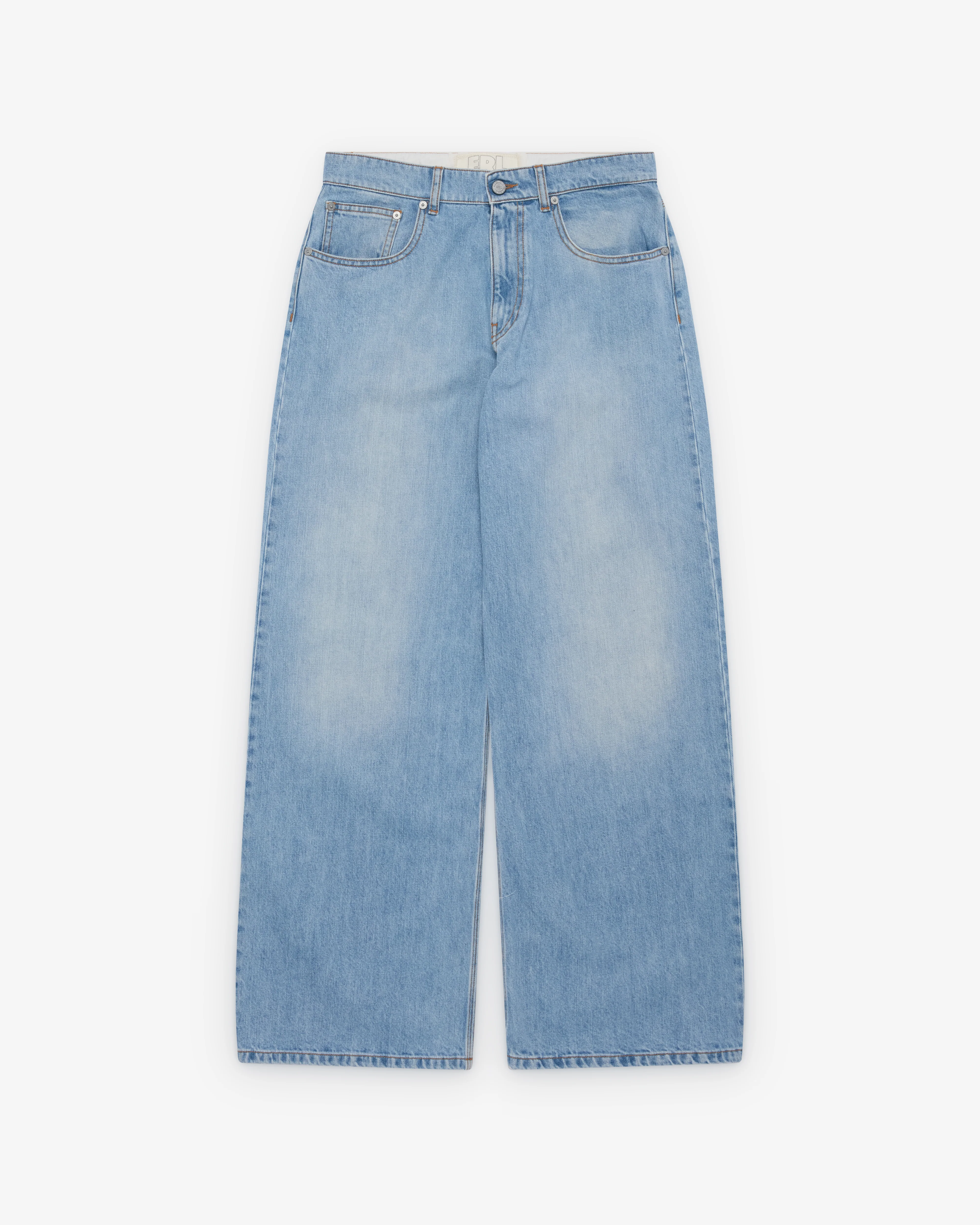 Erl - Men's Blue Jeans Woven - (Blue)