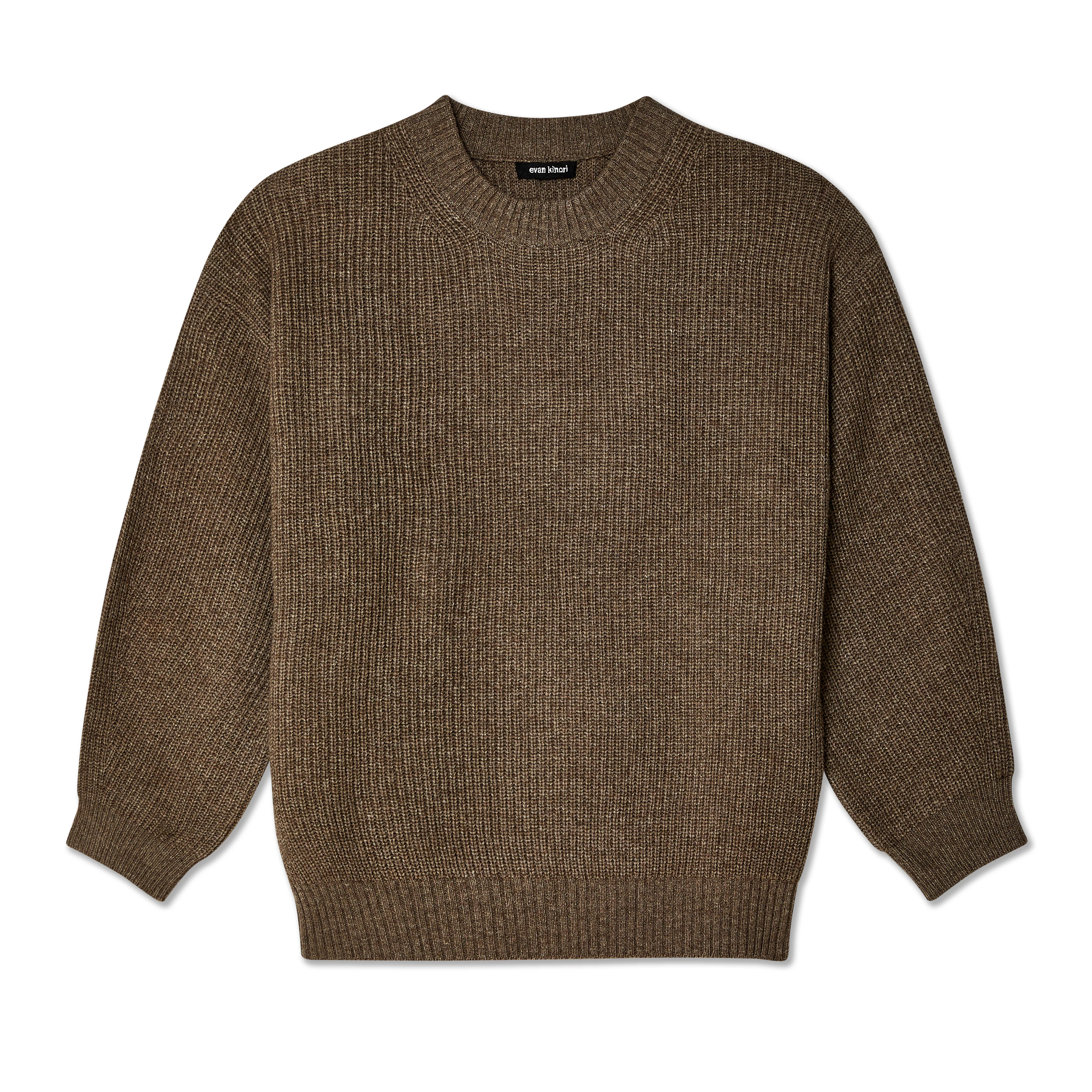 Evan Kinori - Men's Big Sweater - (Natural)