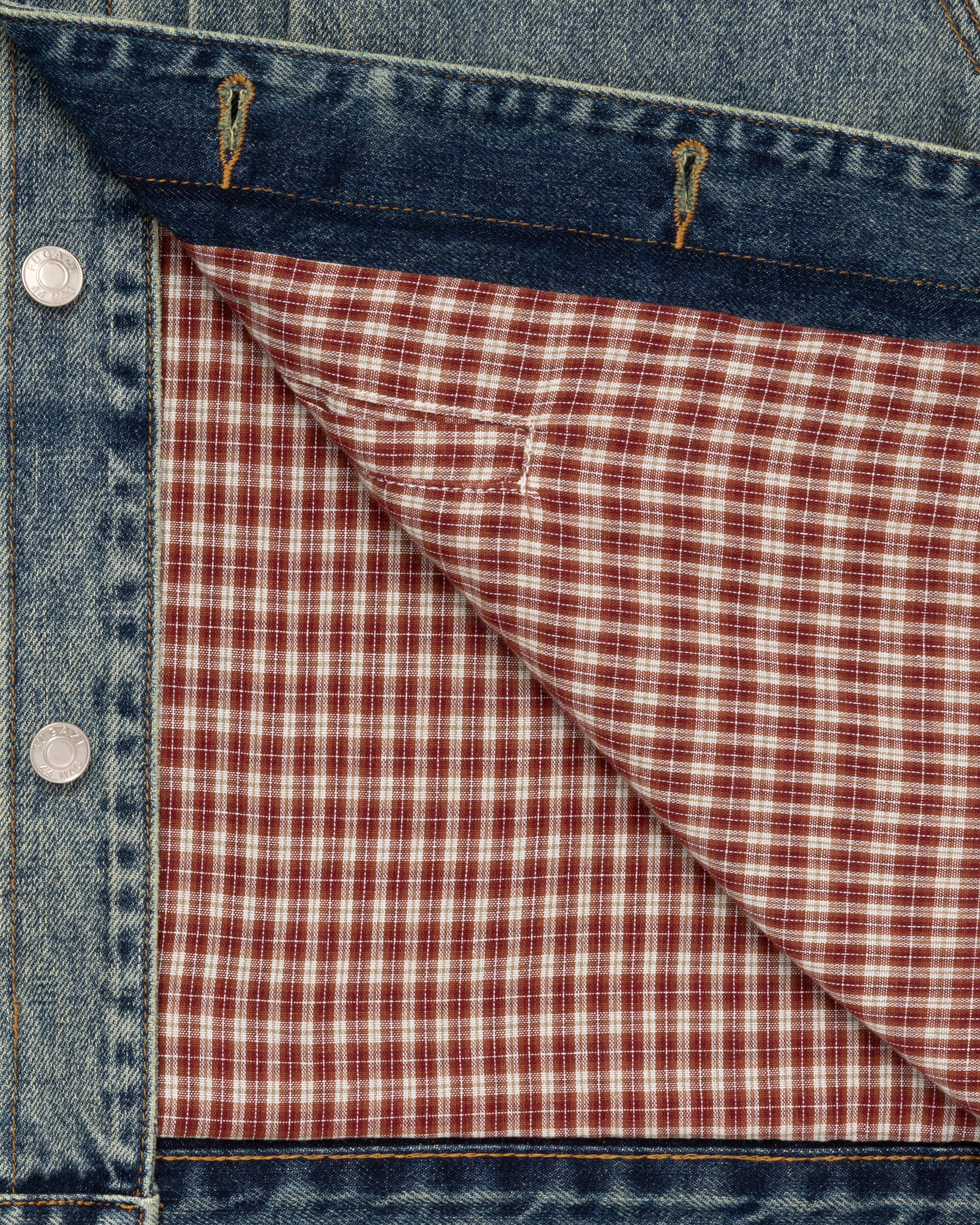 Fugazi - Men's Novelty Denim Jacket - (Mud Wash) - Image 5