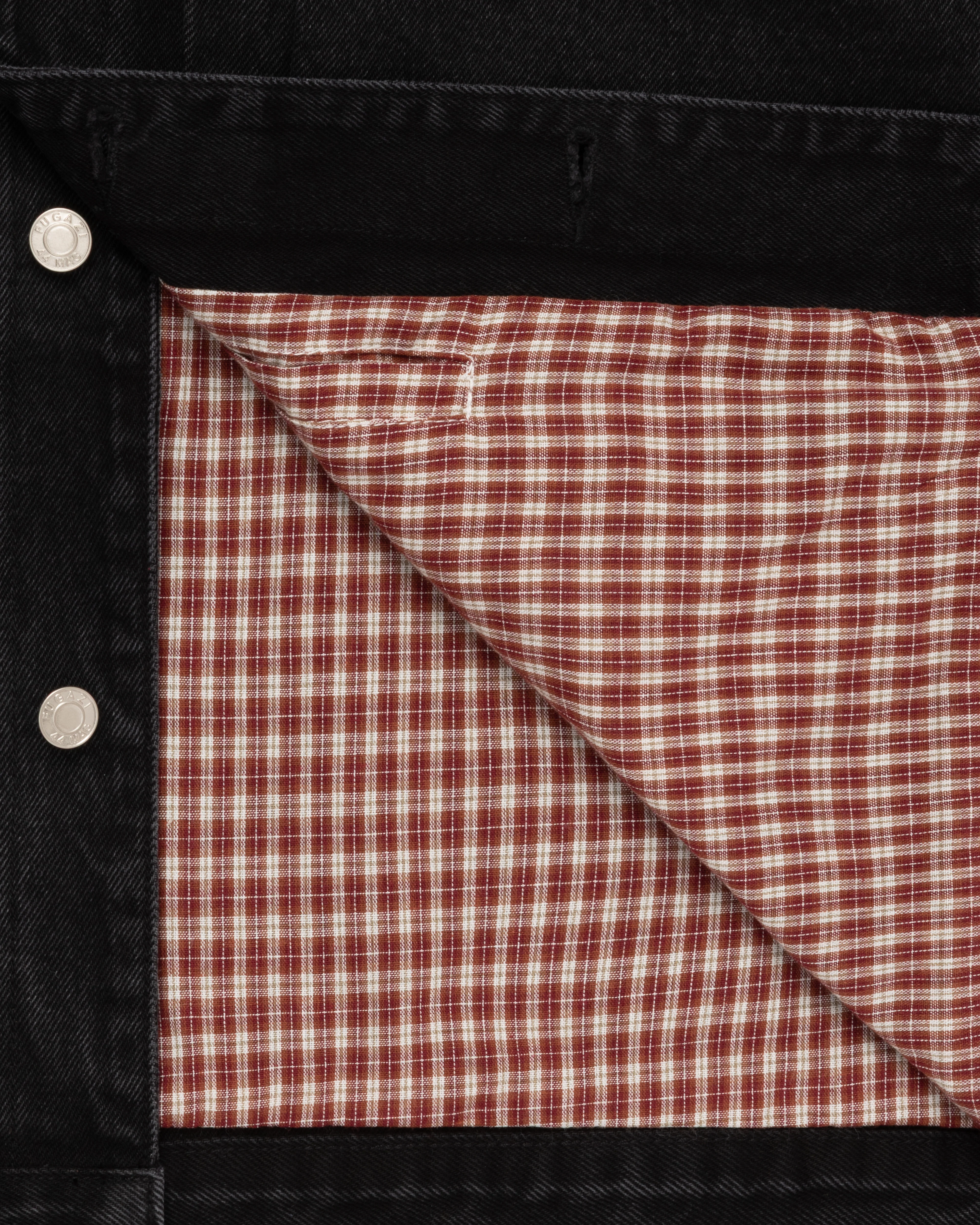 Fugazi - Men's Novelty Denim Jacket - (Washed Black) - Image 5