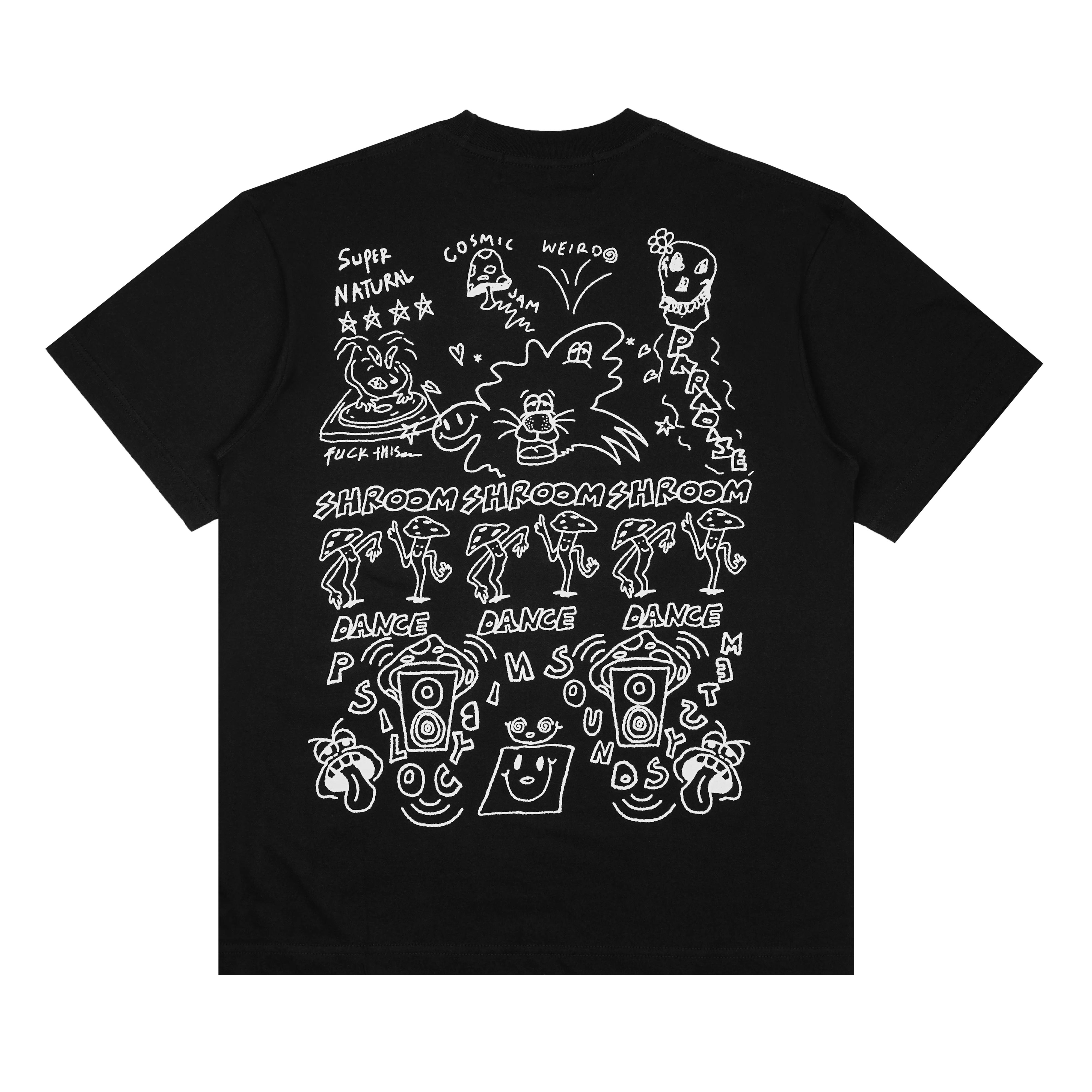 Funguys - Men's Dancing Mania Tee - (Black) - Image 2