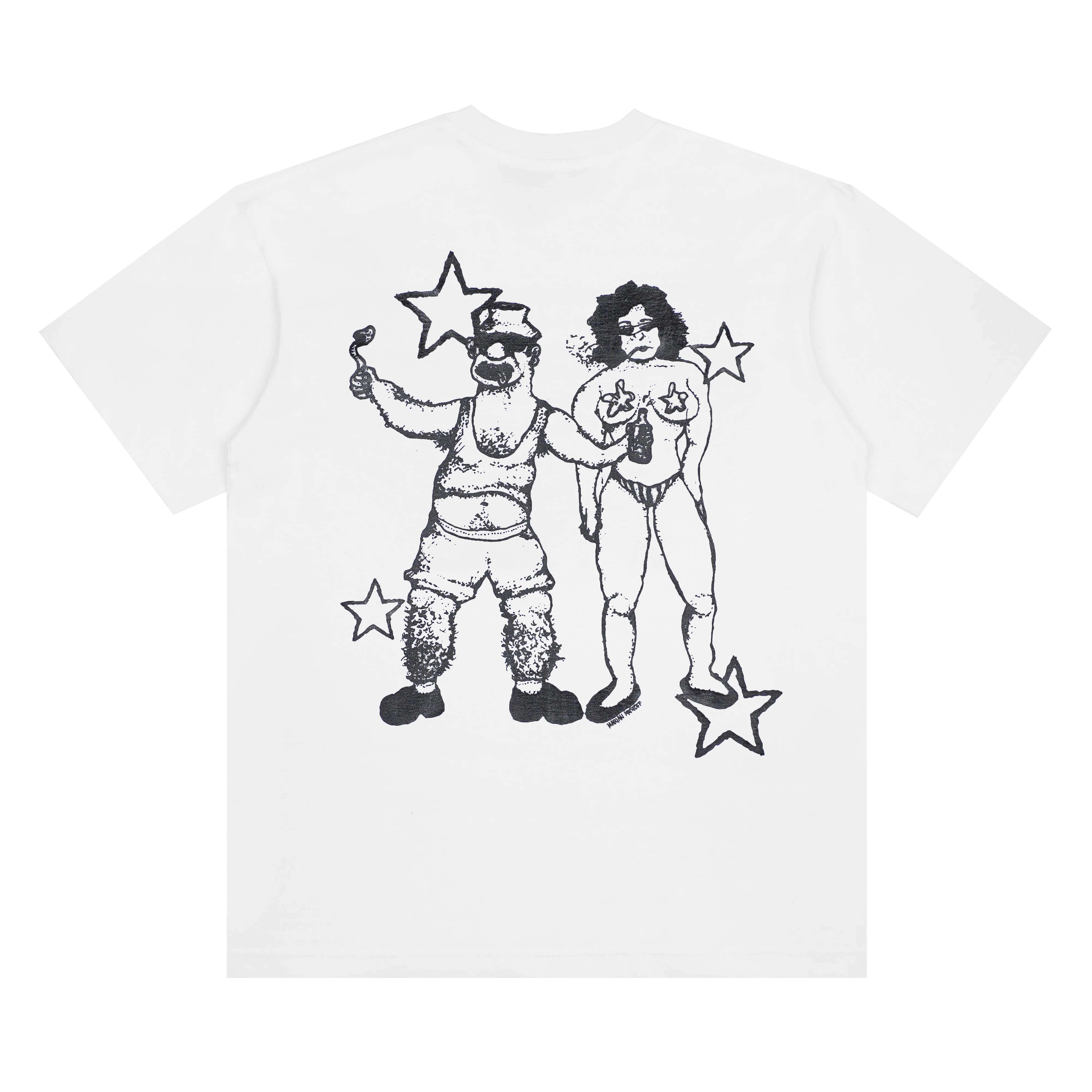 Funguys - Men's Tourist Tee - (White) - Image 2