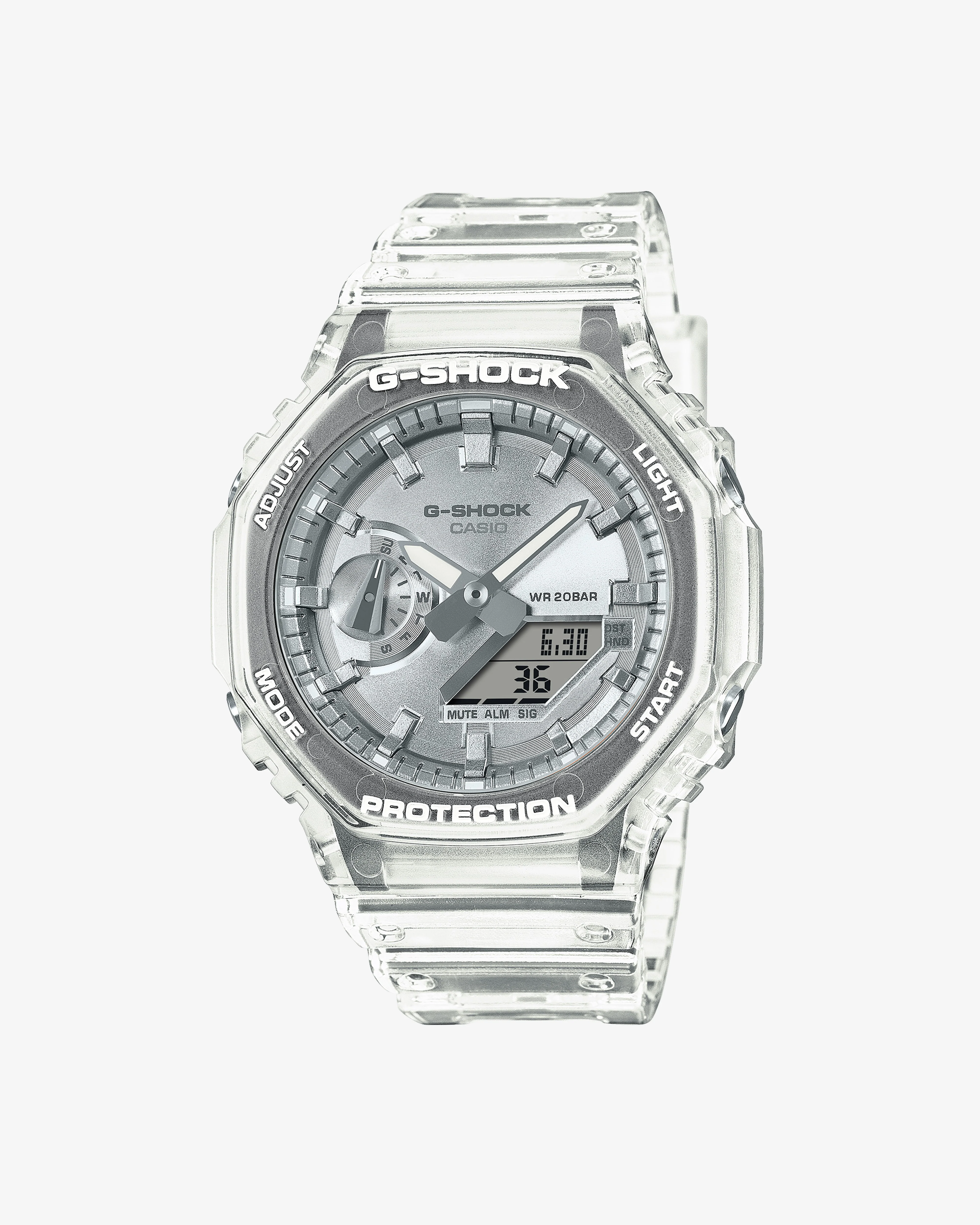 G-Shock - GA2100BM-7A8 - (Skeleton Silver) - Image 3