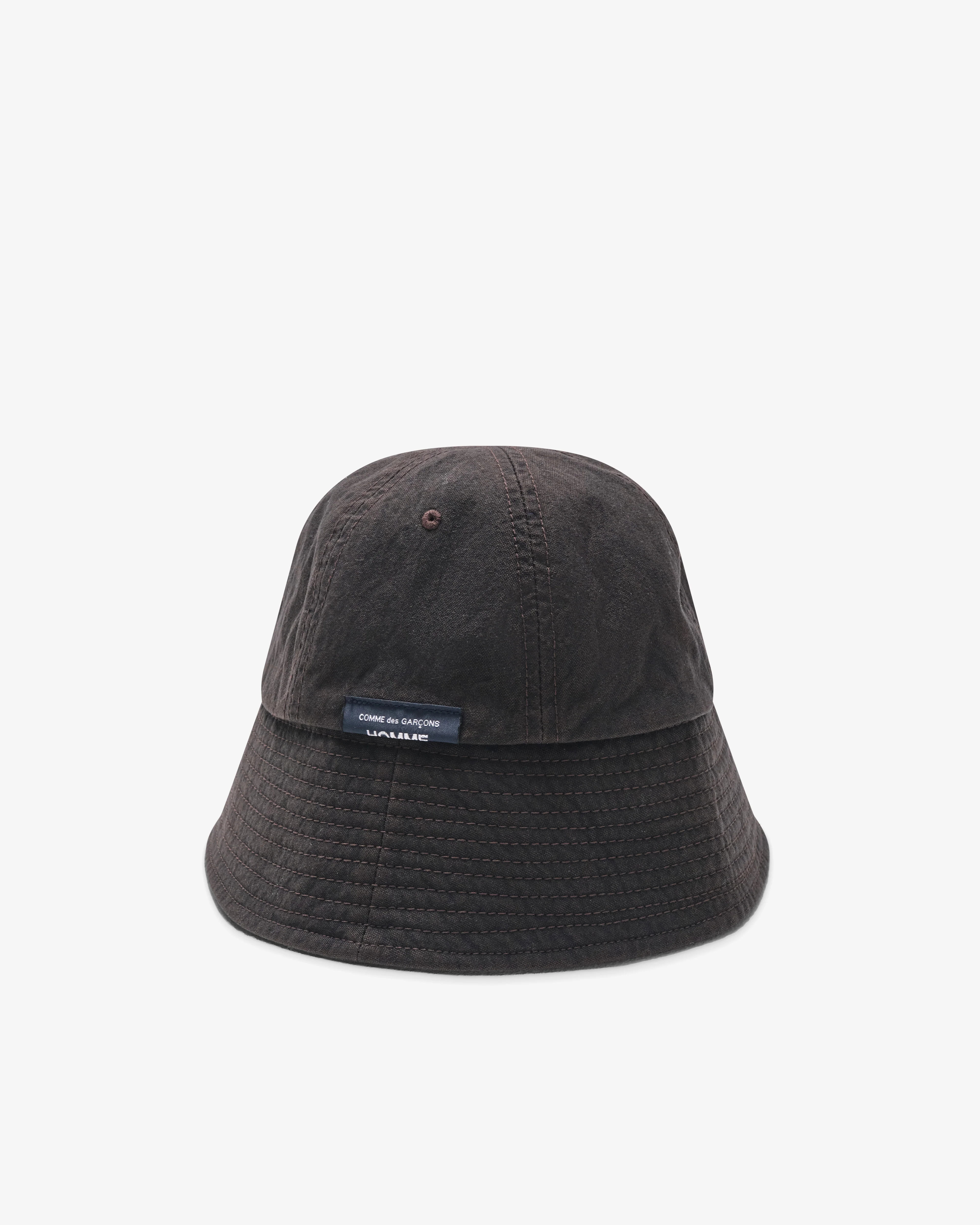 CDG Homme - Men's Bucket Hat - (Brown) - Image 3