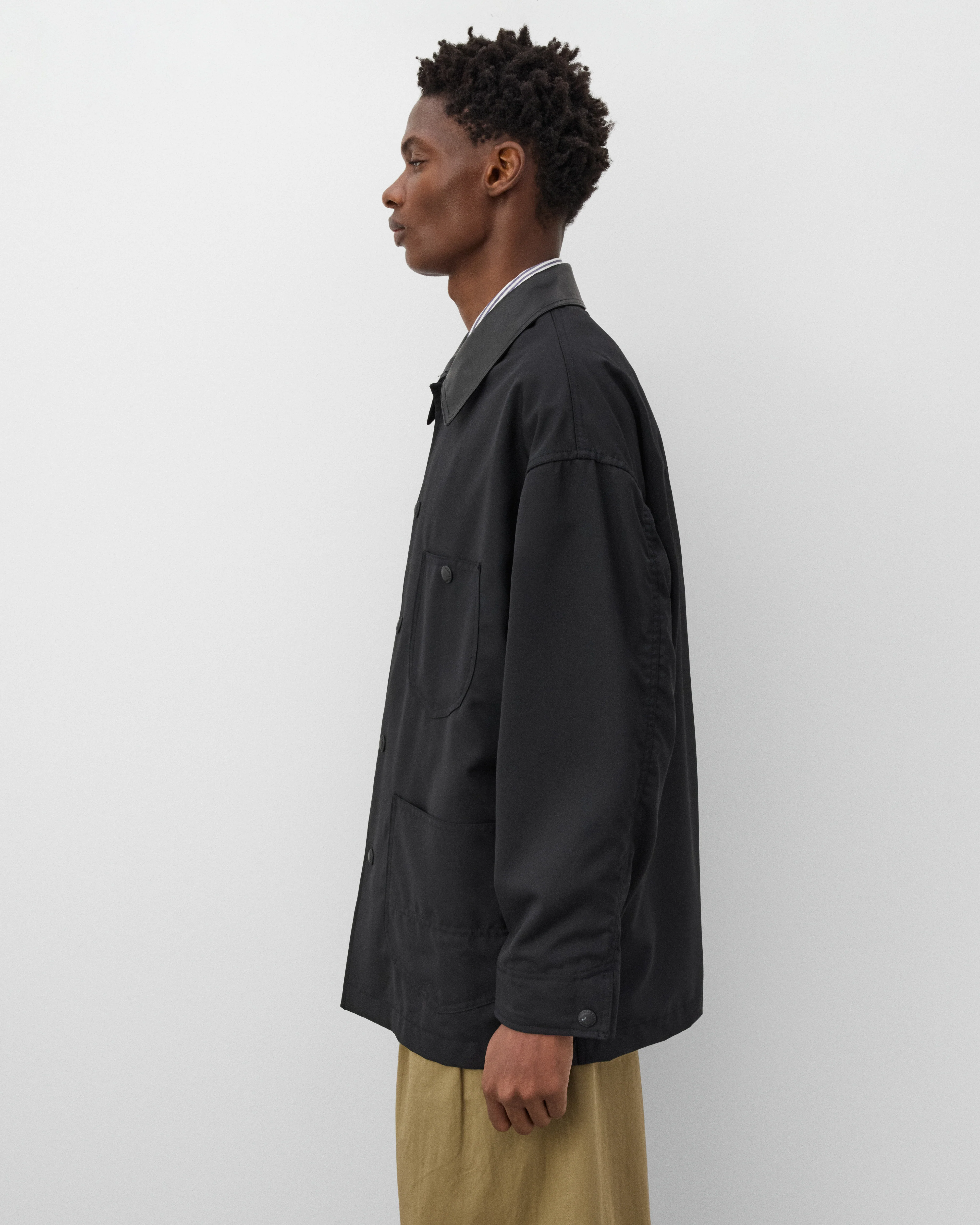 CDG Homme - Men's Chore Jacket - (Black) - Image 4