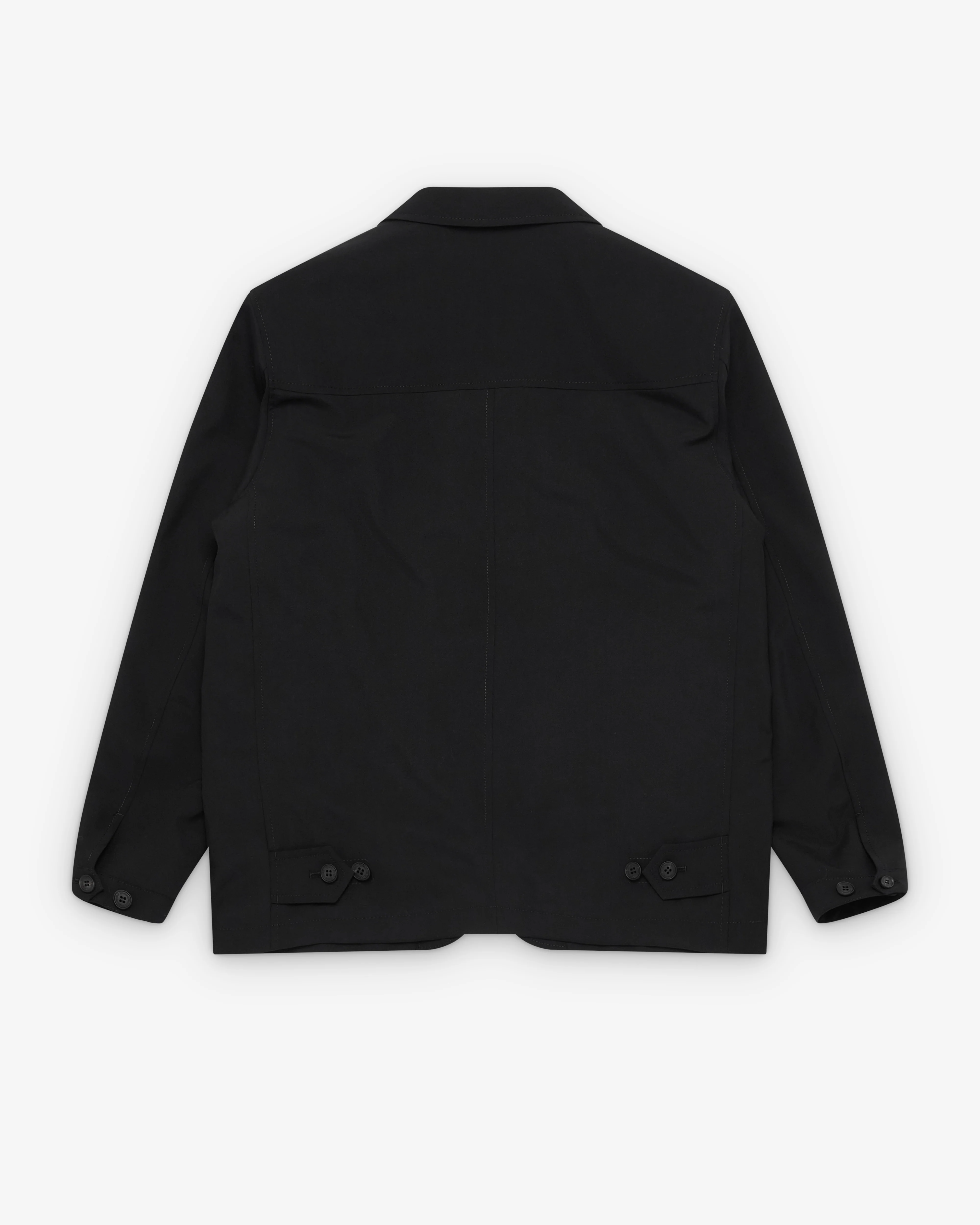 CDG Homme - Men's Wool Gabardine Sports Jacket - (Black) - Image 2