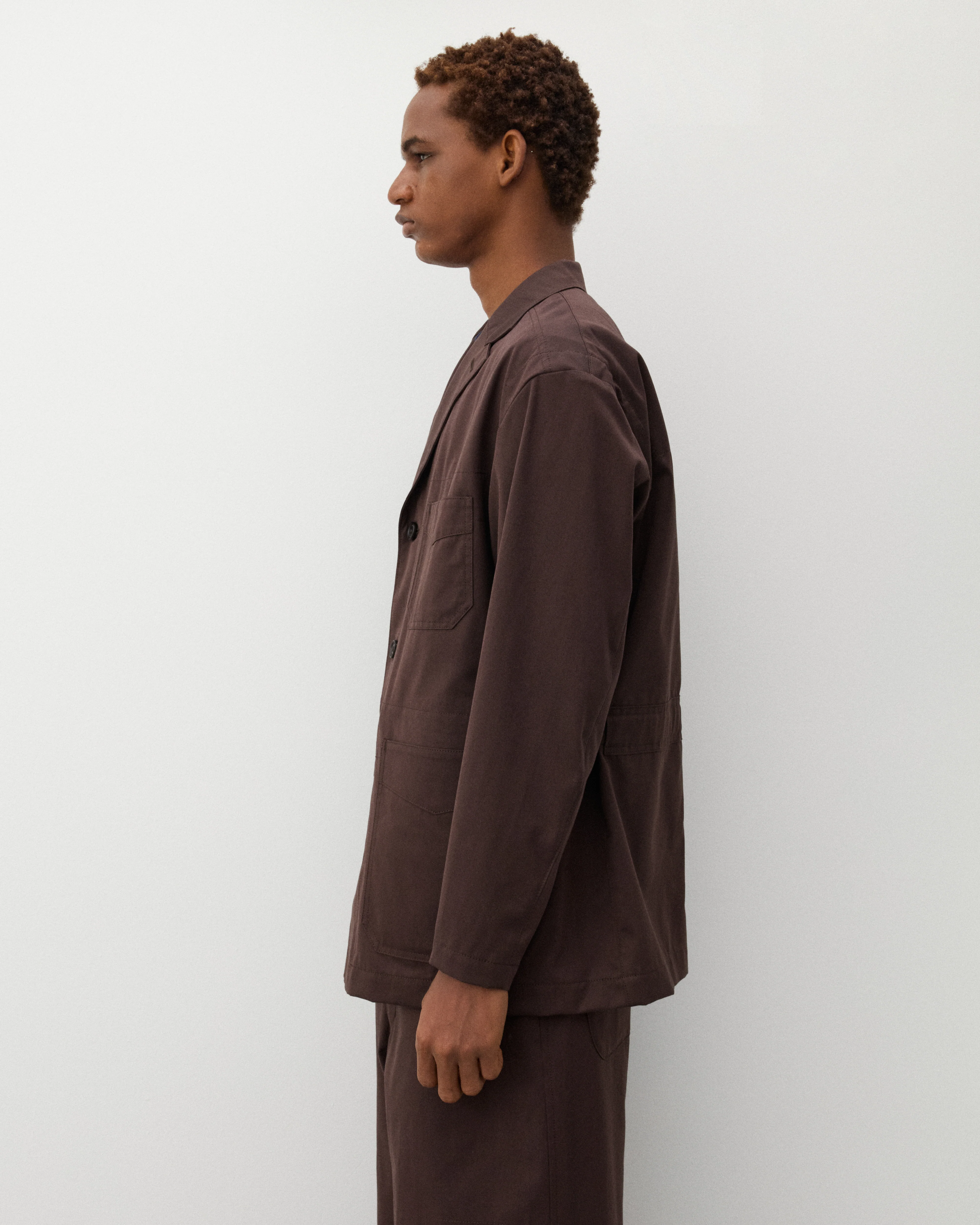 CDG Homme - Men's Utility Jacket - (Brown) - Image 4