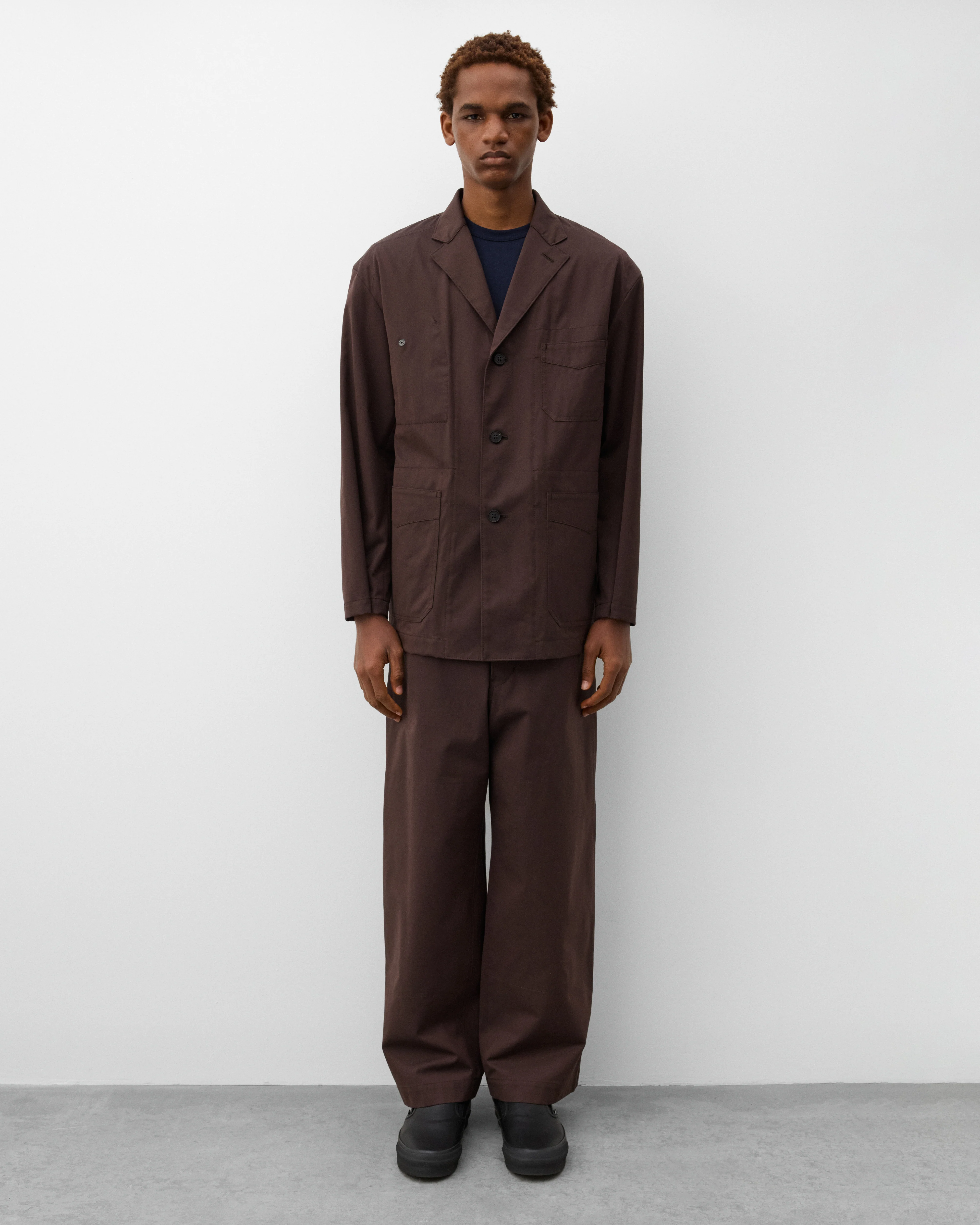 CDG Homme - Men's Utility Jacket - (Brown) - Image 6