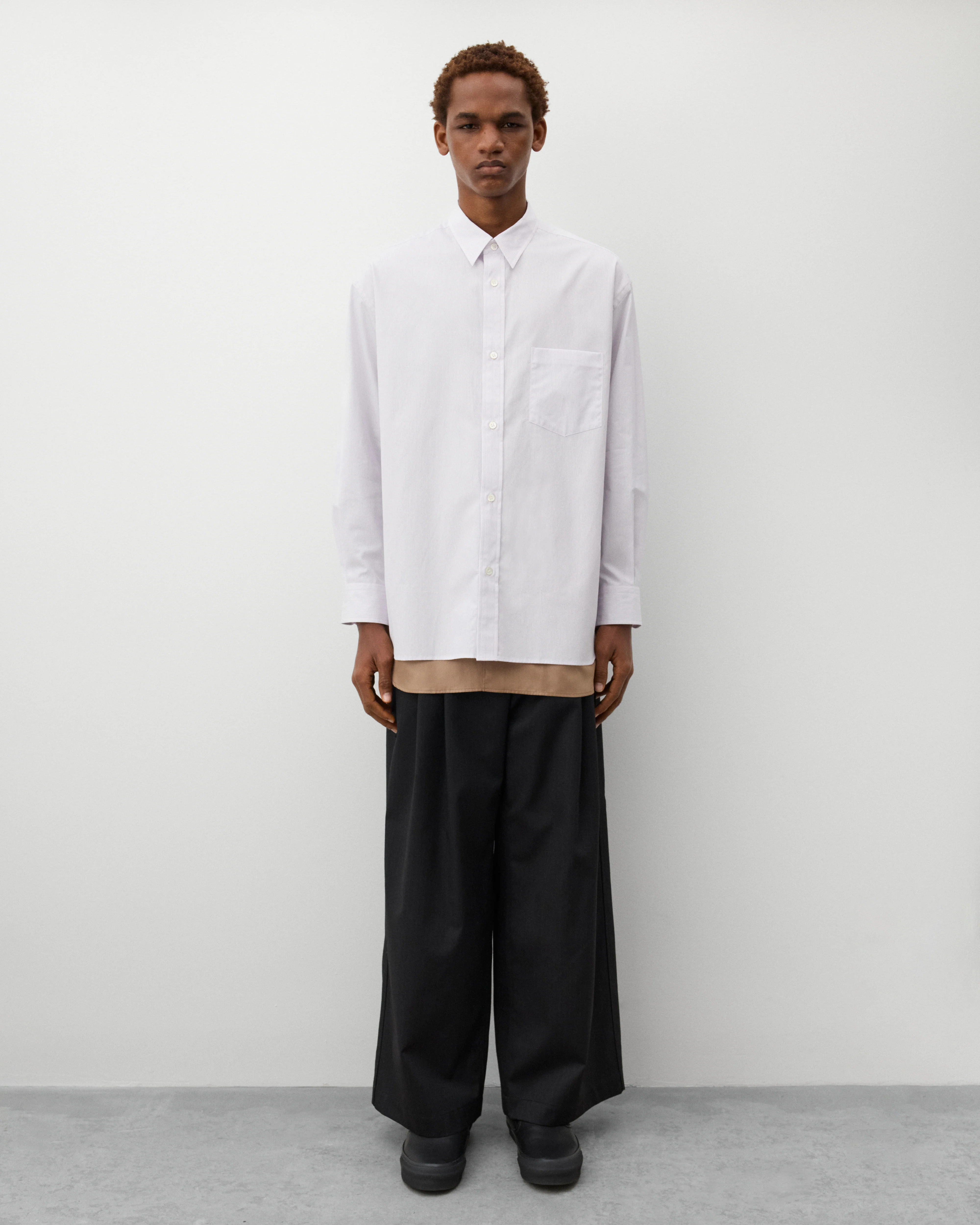 CDG Homme - Men's Double Pleated Trousers - (Black) - Image 6