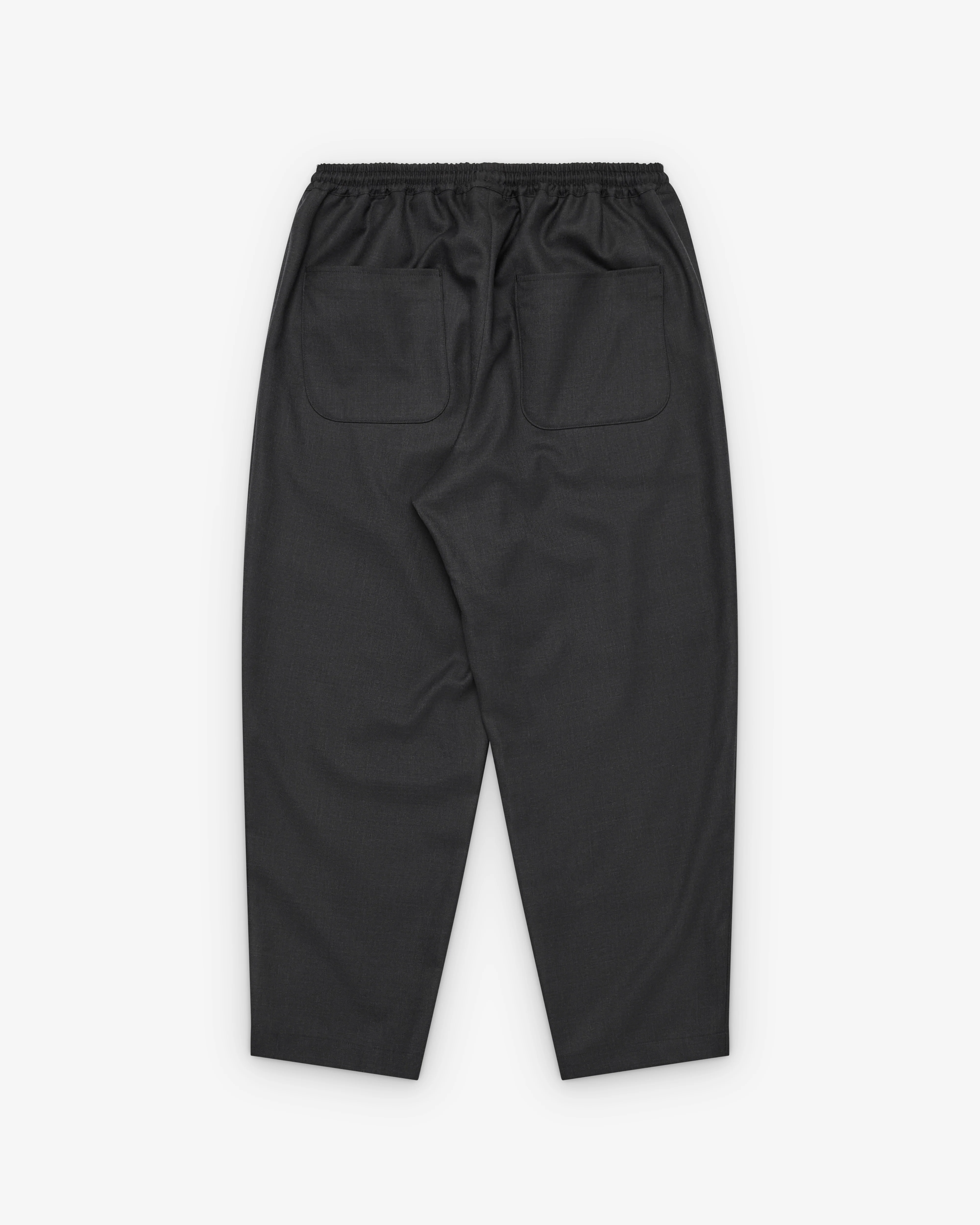 CDG Homme - Men's Wool Tapered Trousers - (Grey) - Image 2
