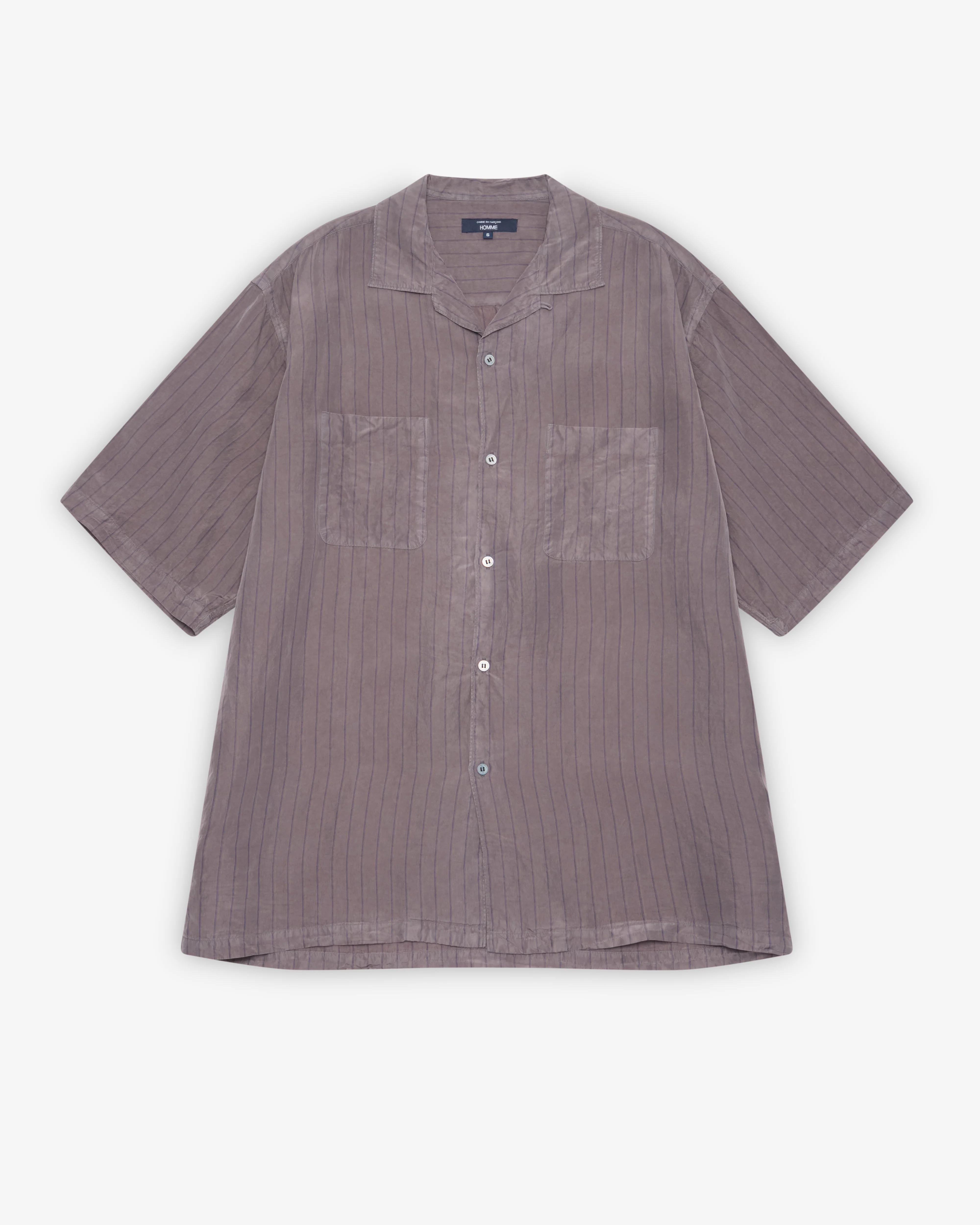CDG Homme - Men's Pinstripe Shirt - (Grey)