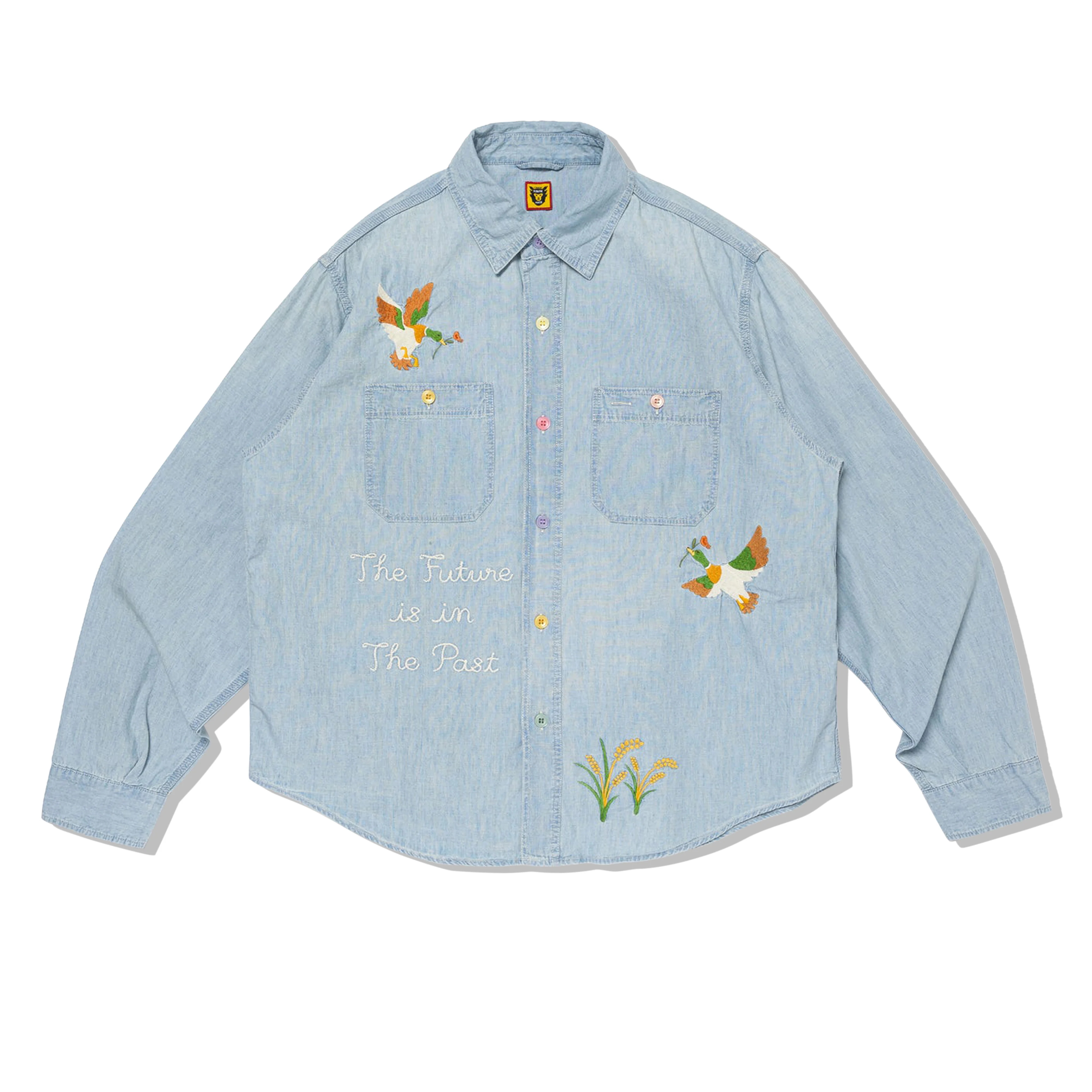 Human Made - Men's Chambray Work Shirt - (Indigo)