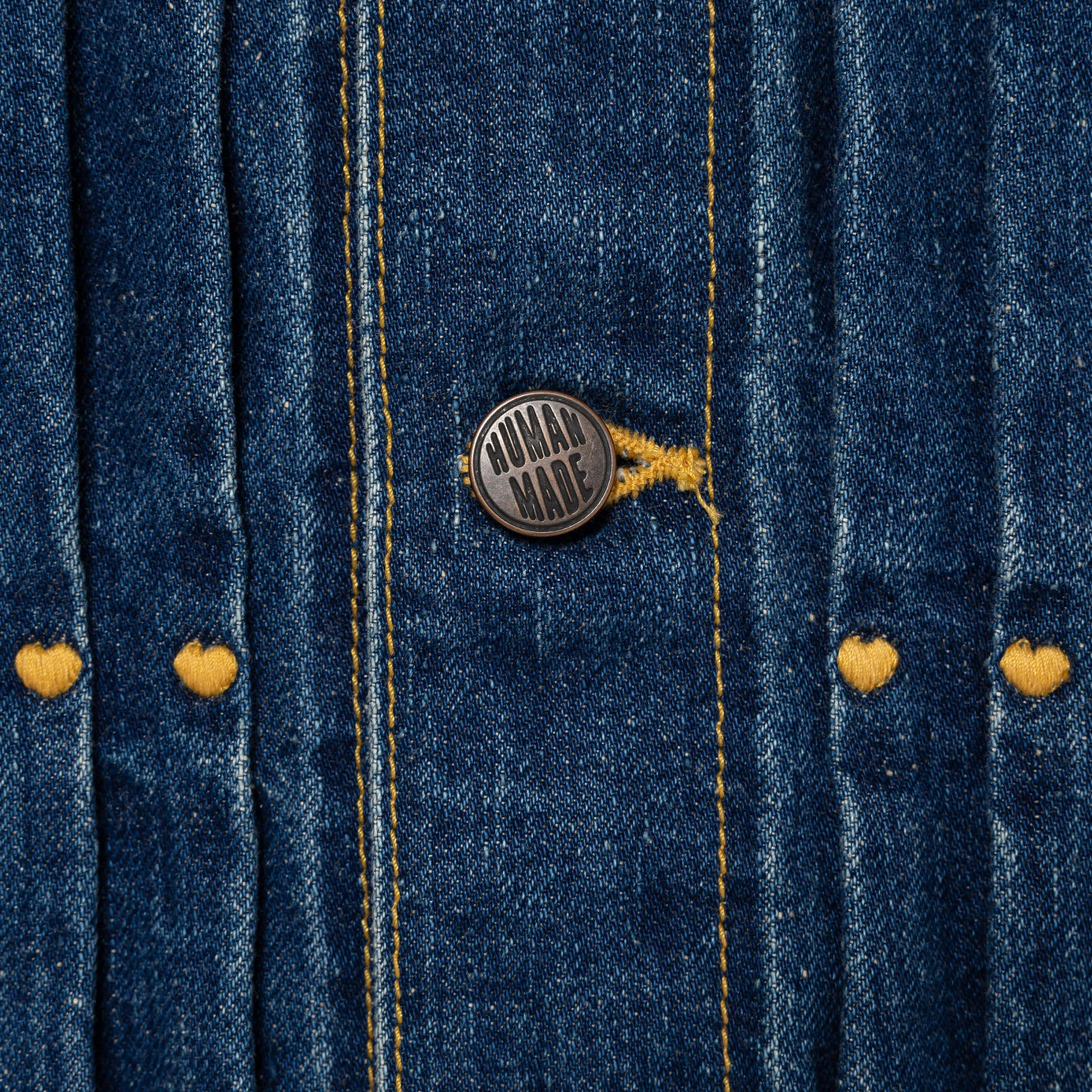 Human Made - Men's Denim Work Jacket - (Indigo) - Image 4