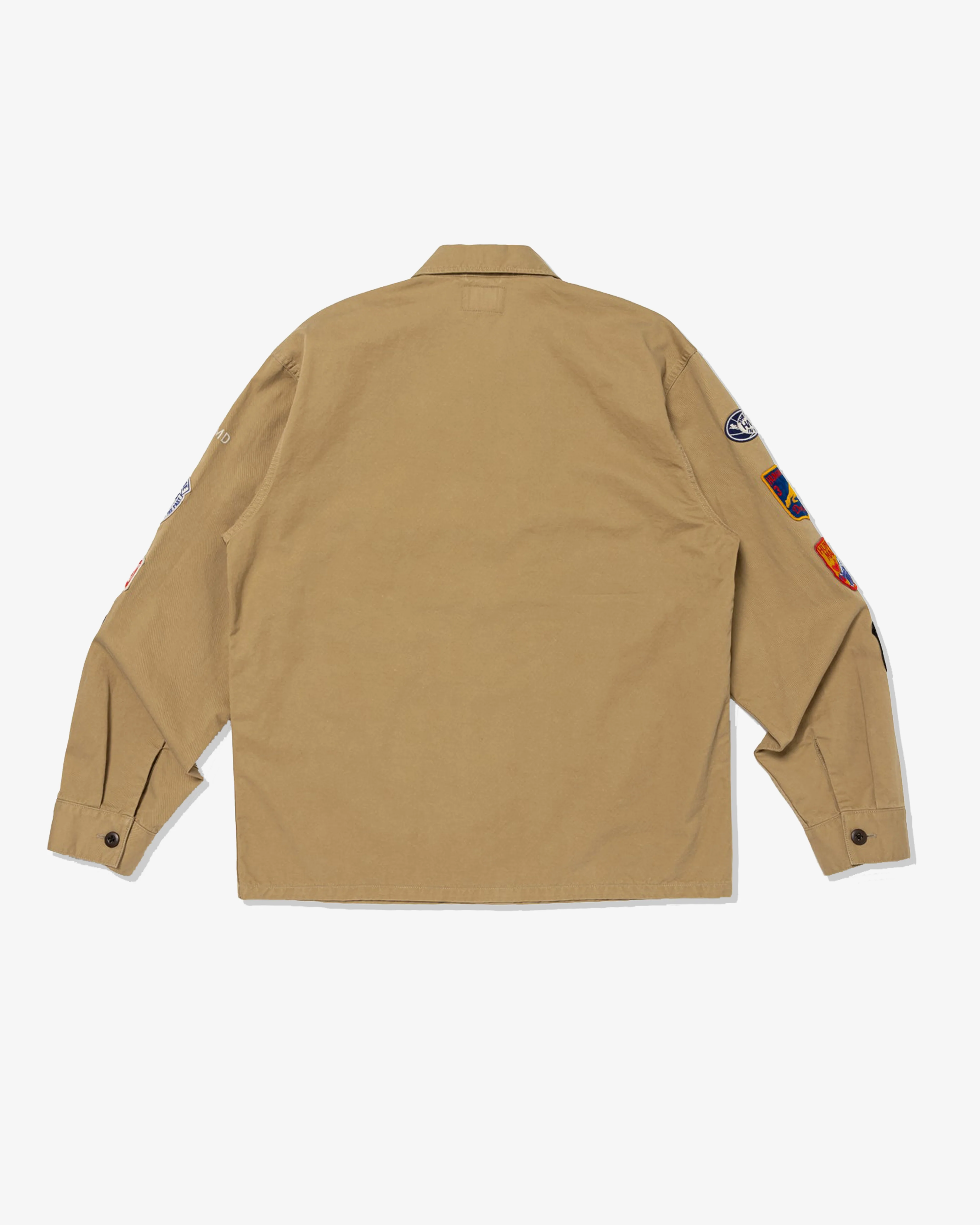 Human Made - Men's Patched Military Shirt - (Beige) - Image 2