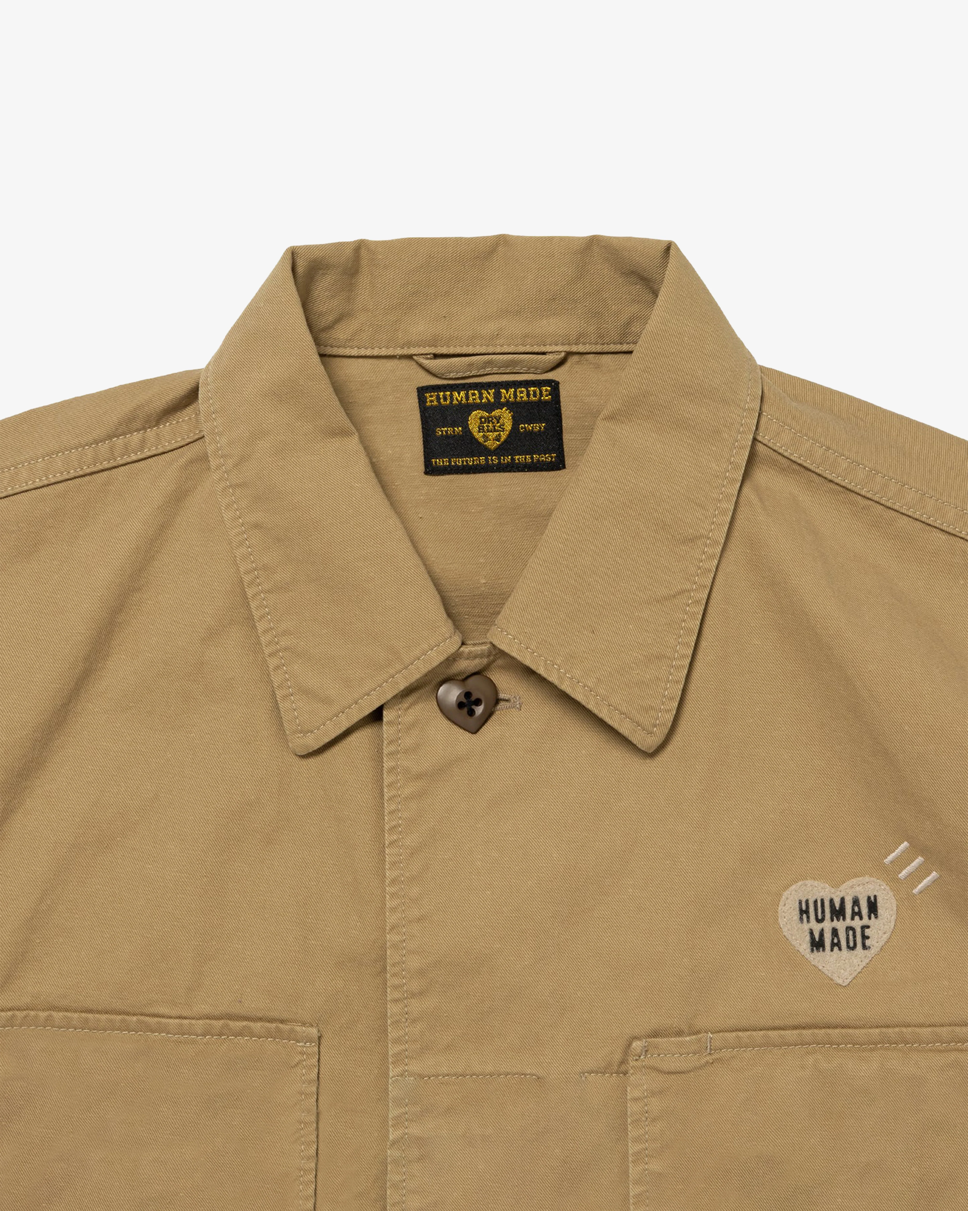 Human Made - Men's Patched Military Shirt - (Beige) - Image 3