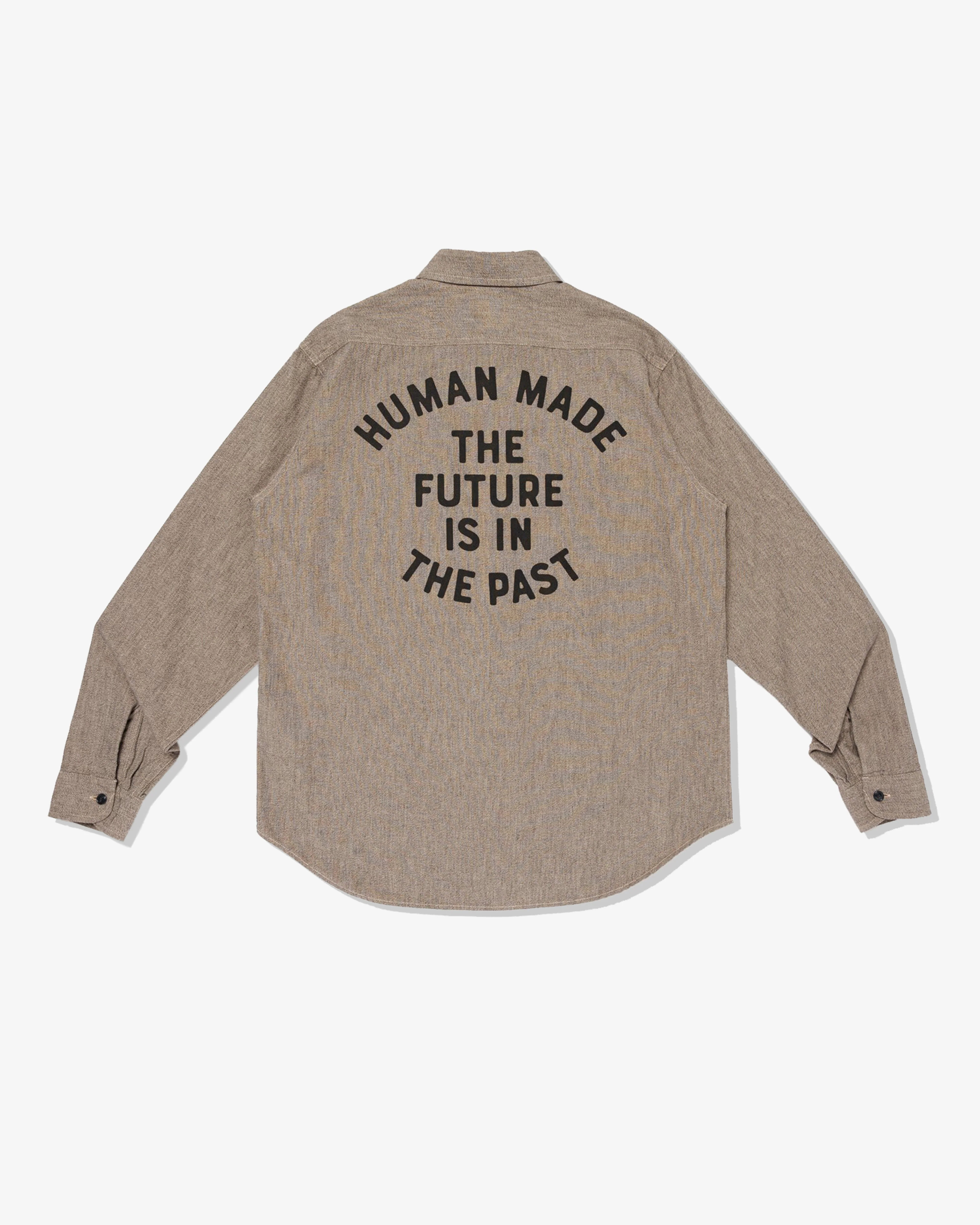 Human Made - Men's Salt & Pepper Work Shirt - (Gray) - Image 2